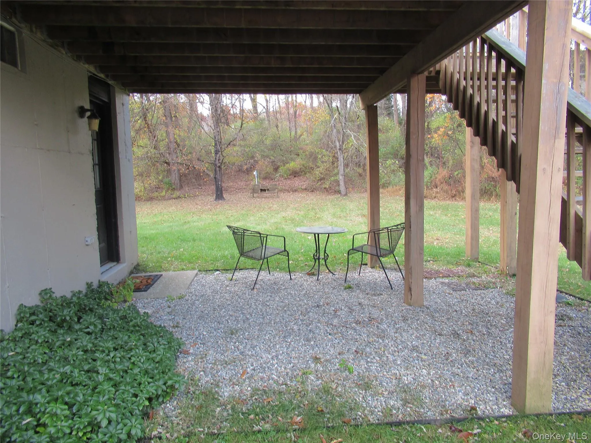 Patio outside the lower level flex space Patio outside the lower level flex space