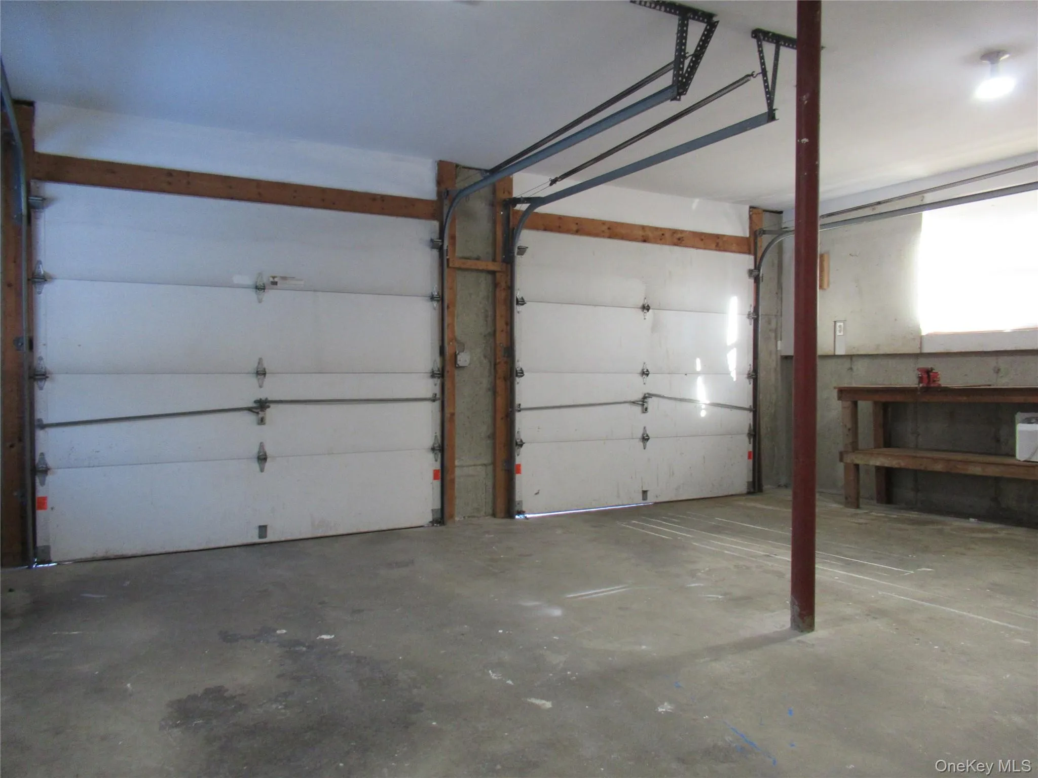 Interior of garage - plenty of storage Interior of garage - plenty of storage