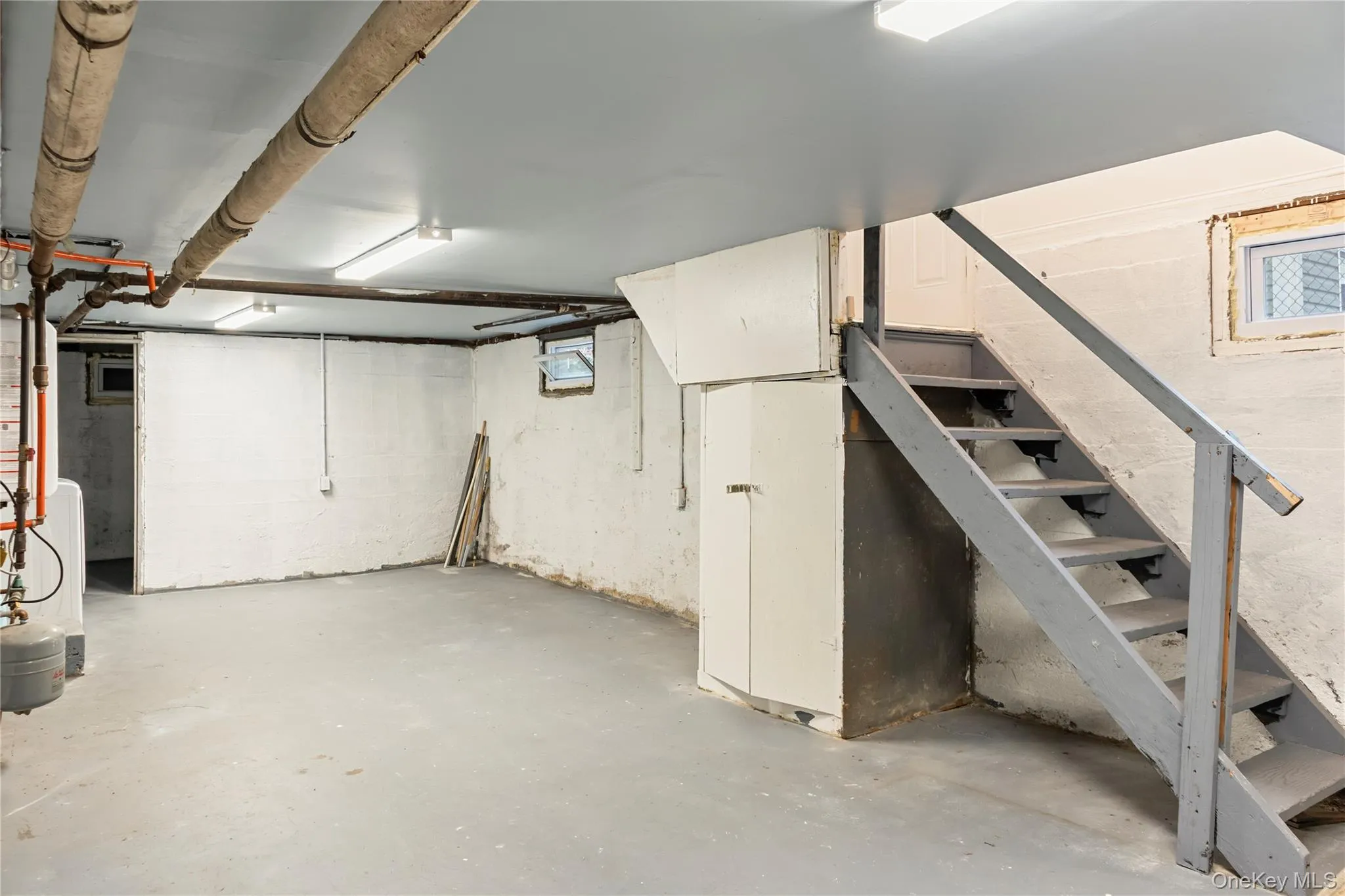 Basement with stairway Basement with stairway