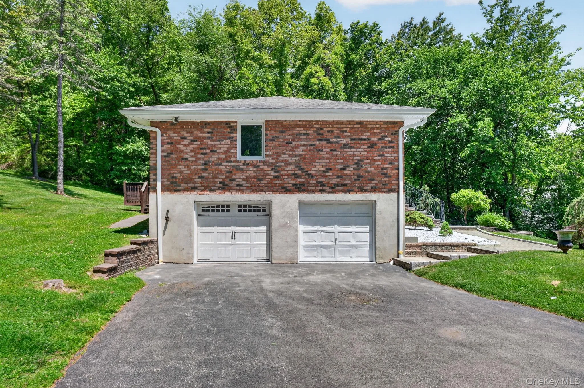 Driveway and Two Car Garage Driveway and Two Car Garage