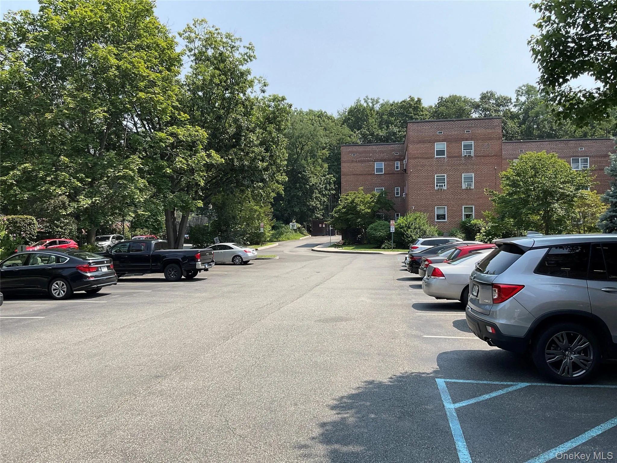 View of uncovered parking lot View of uncovered parking lot