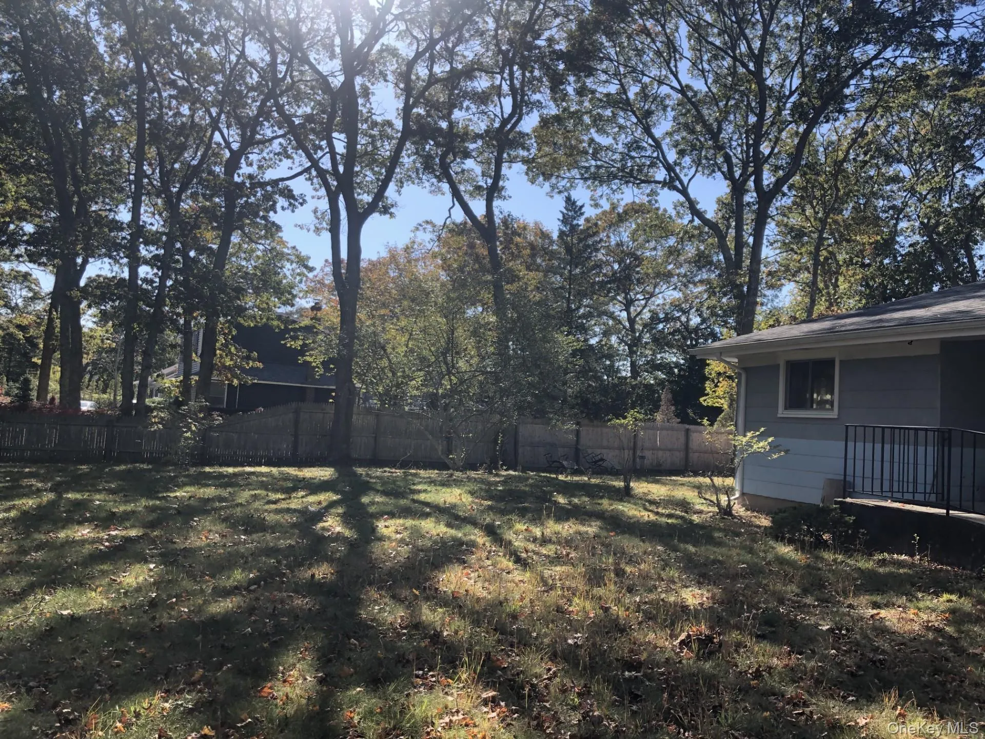 Spacious front, side and back yard