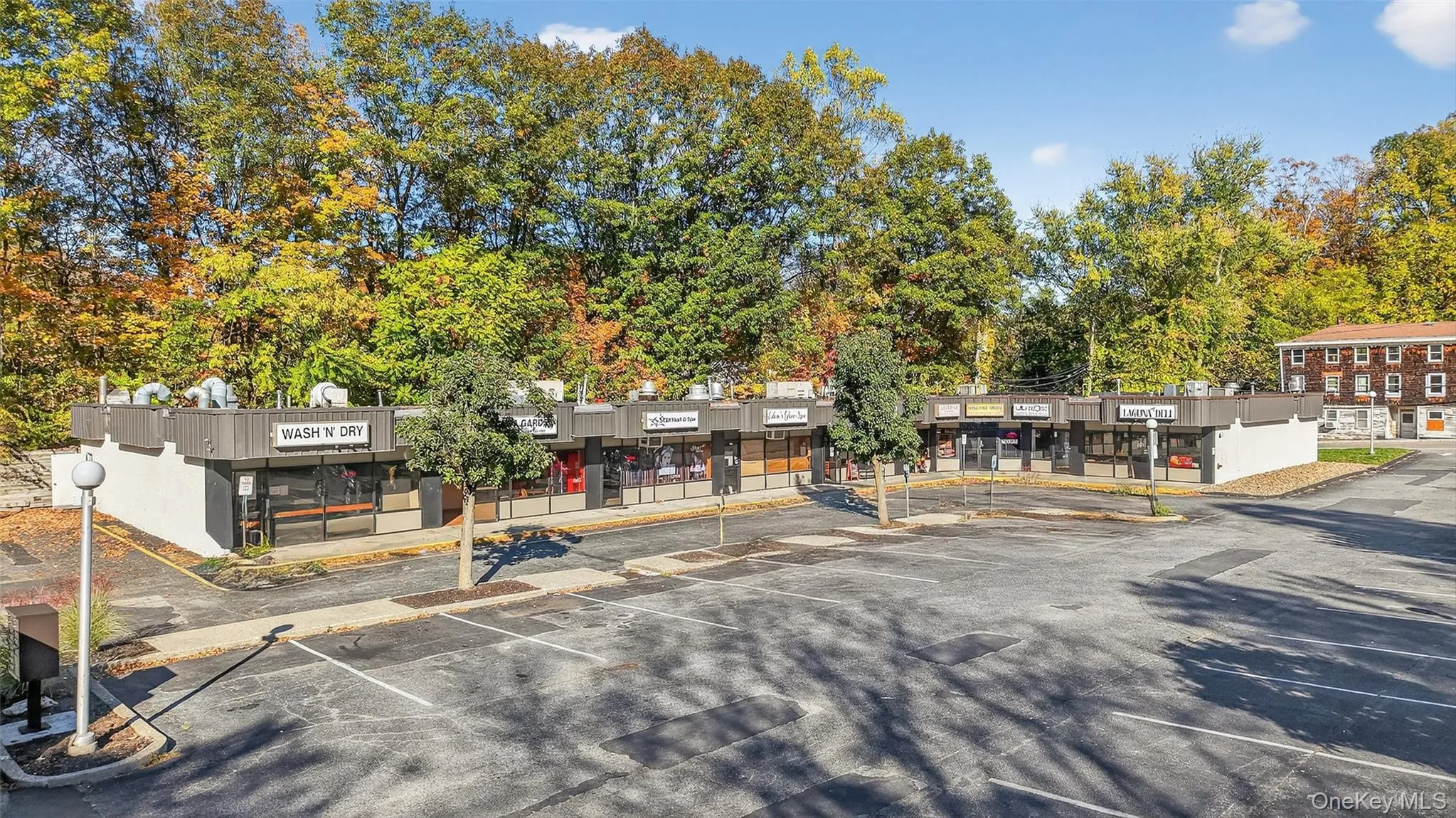 View of uncovered parking lot View of uncovered parking lot