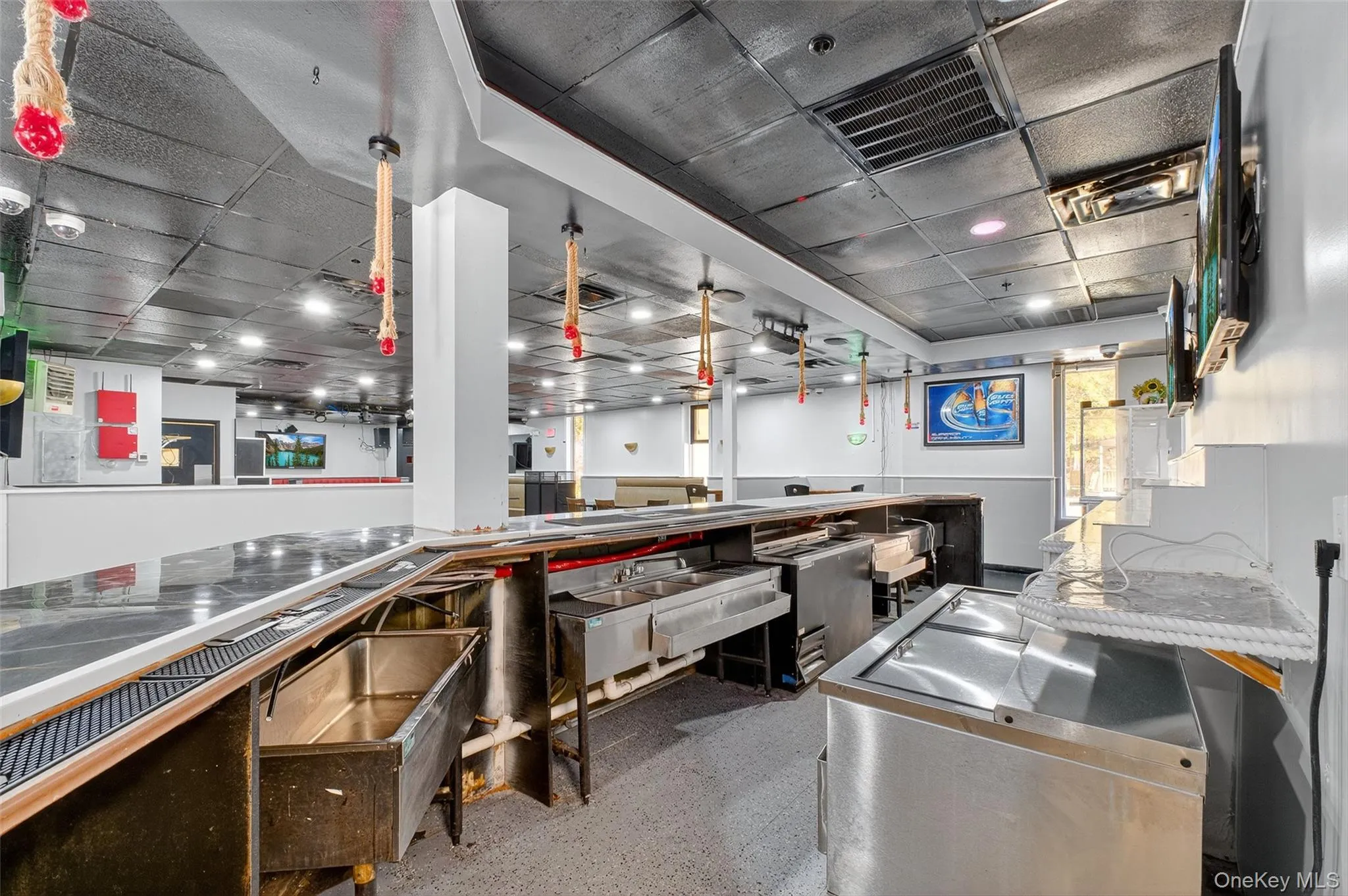 Kitchen featuring a paneled ceiling Kitchen featuring a paneled ceiling