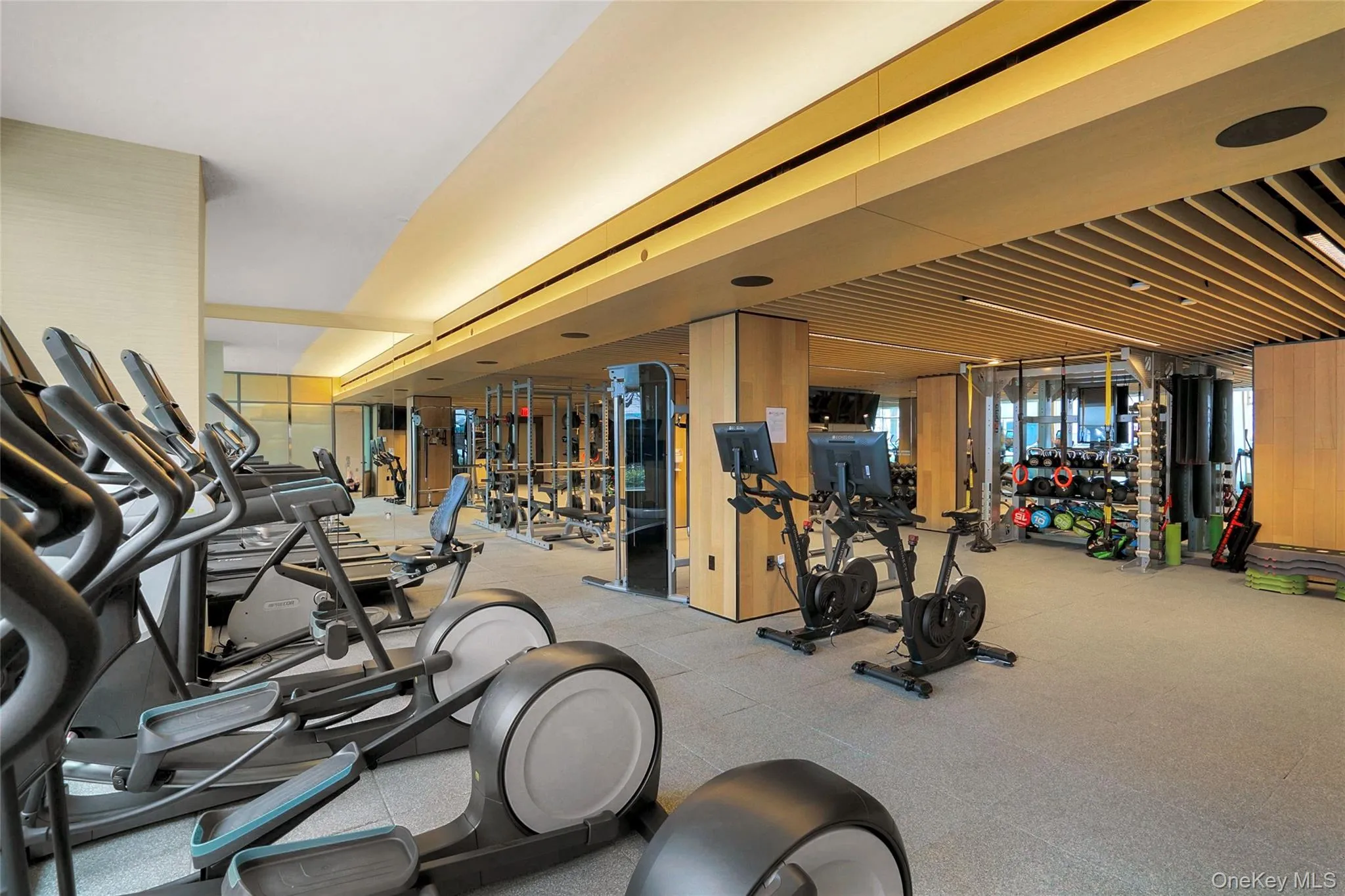 View of workout area View of workout area