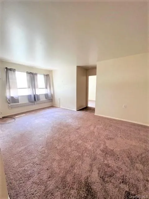 Carpeted spare room with baseboards Carpeted spare room with baseboards