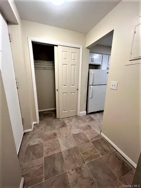 Hallway with baseboards Hallway with baseboards