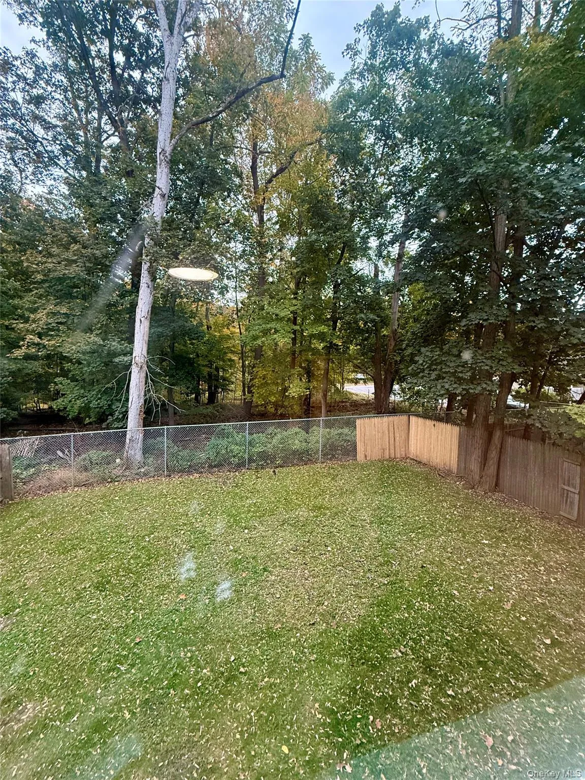 View of fenced backyard View of fenced backyard