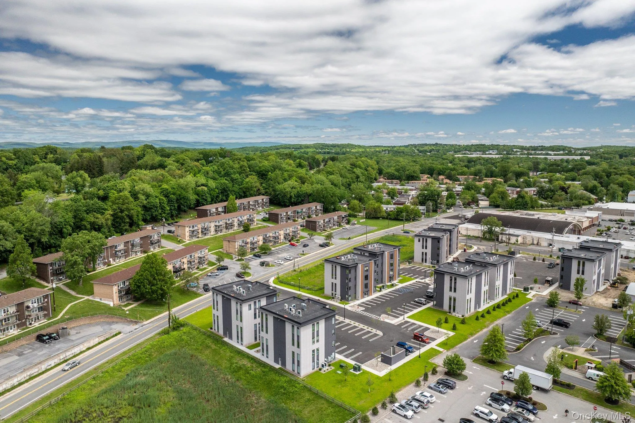 Drone / aerial view of a heavily wooded area Drone / aerial view of a heavily wooded area
