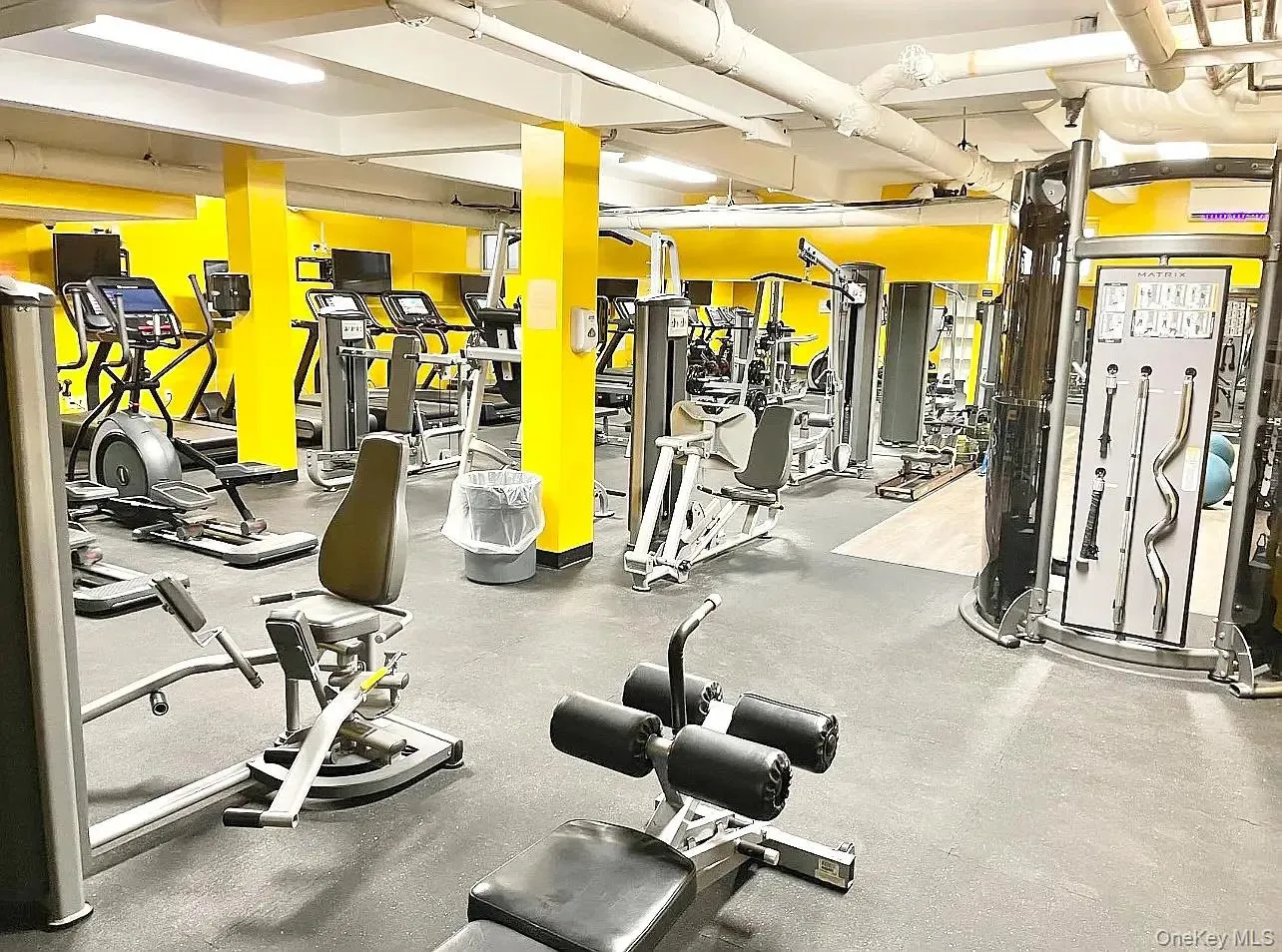 View of workout area View of workout area