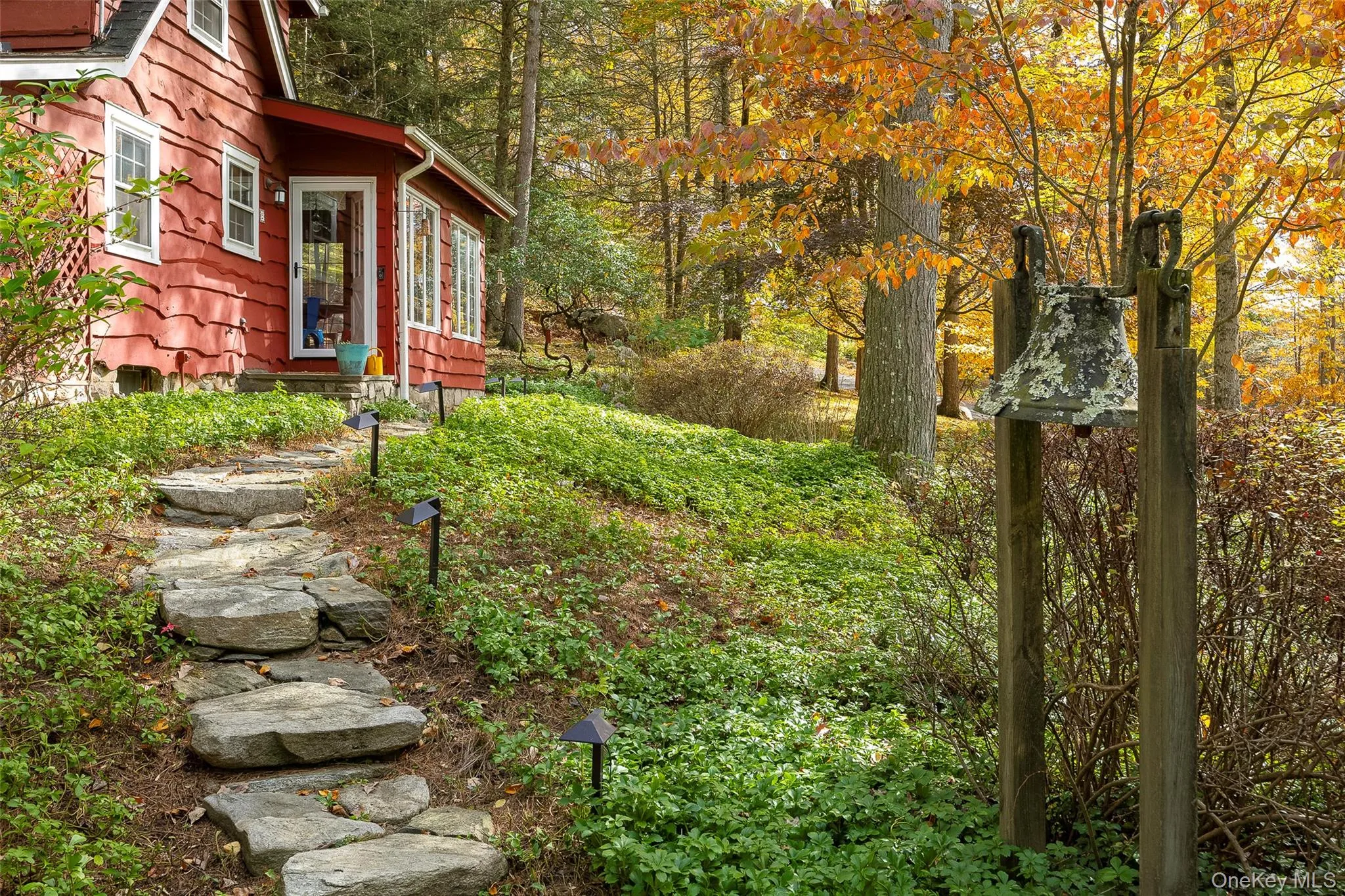 View of yard featuring a forest view View of yard featuring a forest view