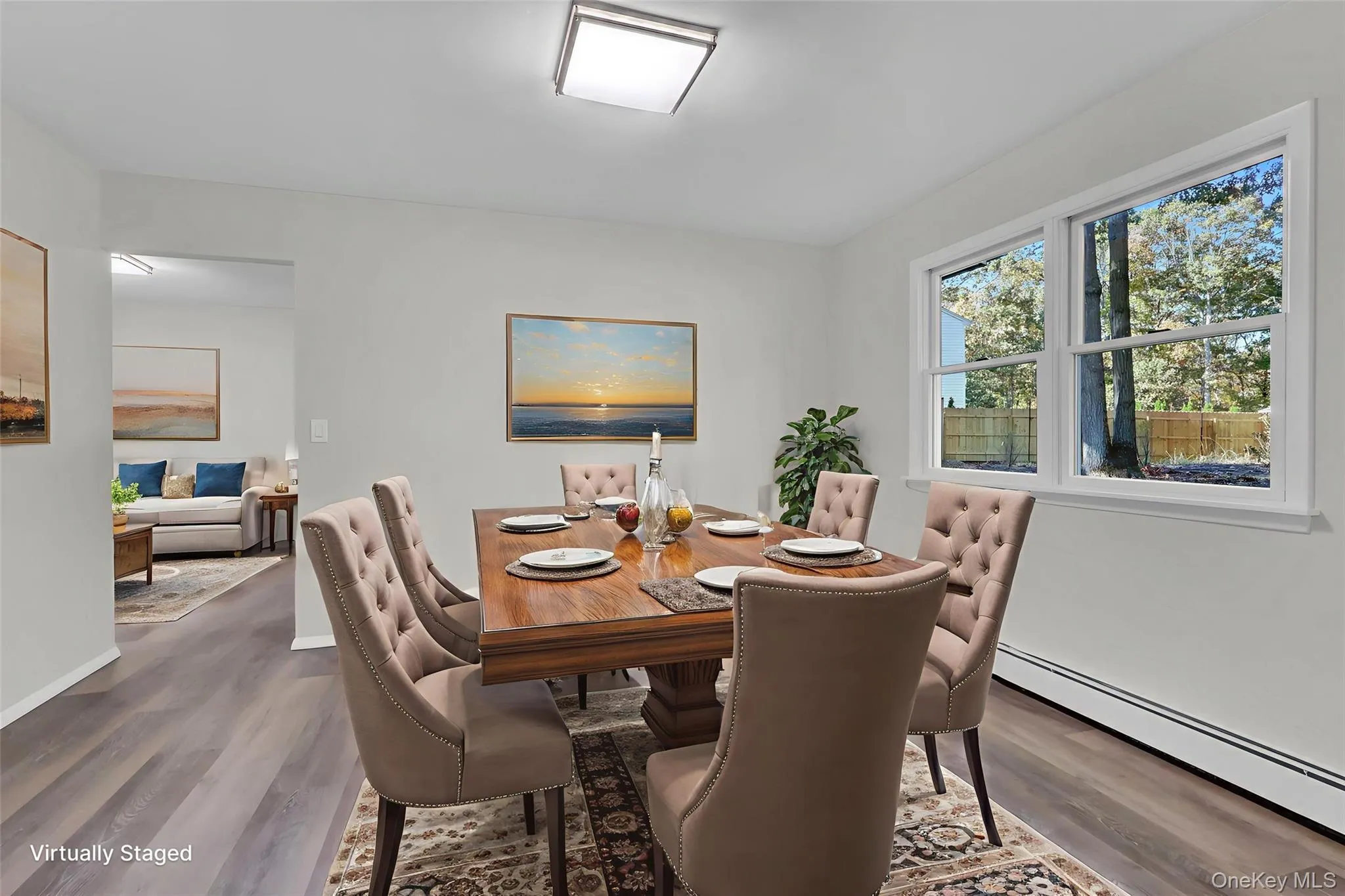 Virtually Staged Dining room Virtually Staged Dining room