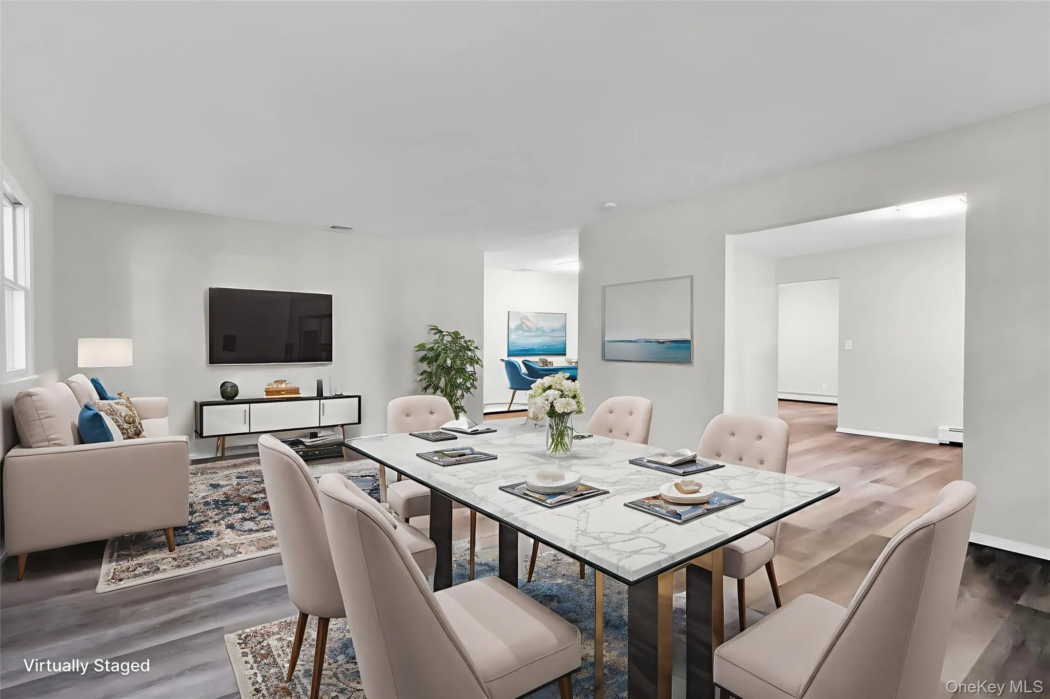 Virtually Staged Dining room Virtually Staged Dining room