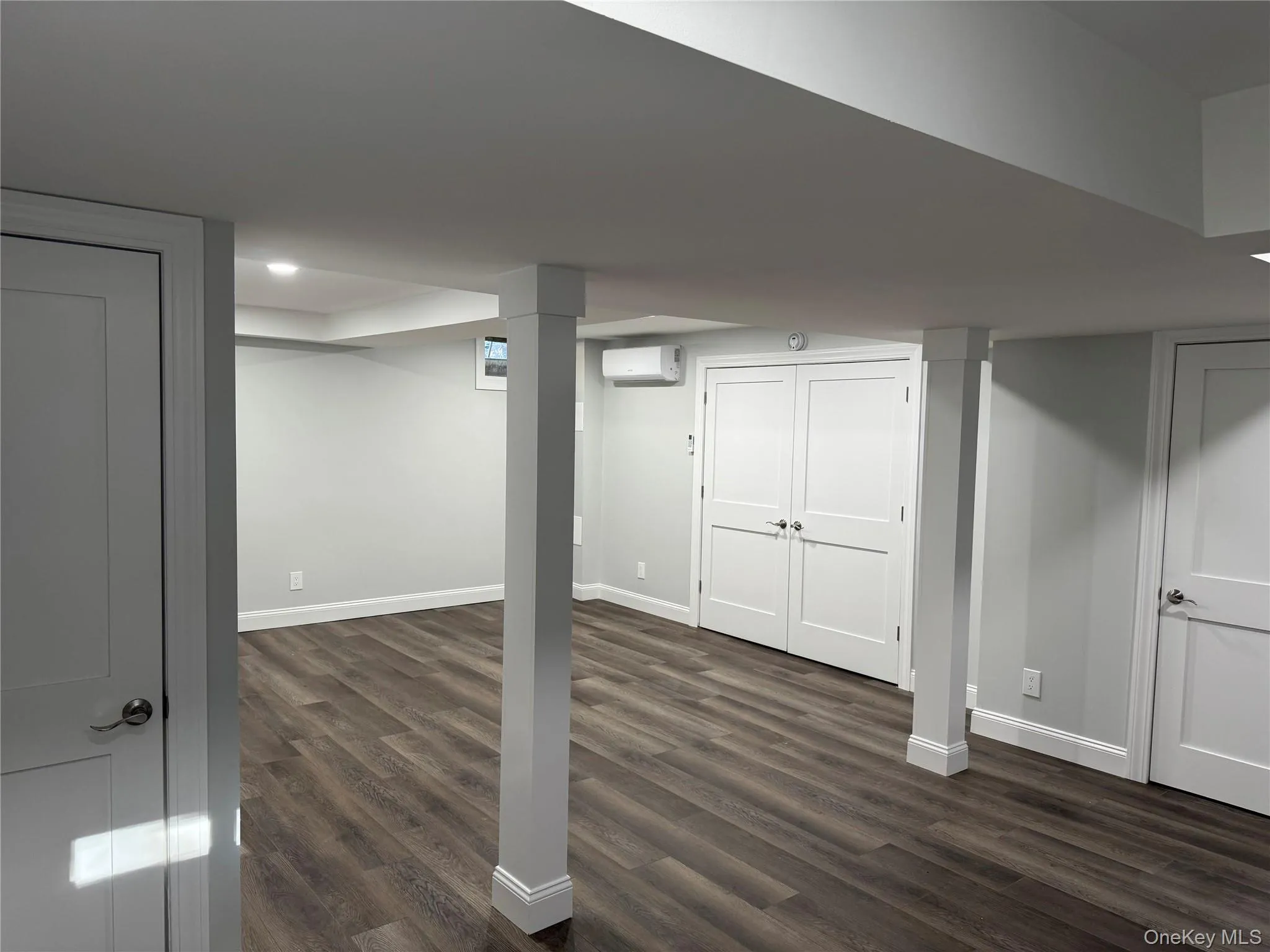 Wall AC unit, and Recessed lighting Wall AC unit, and Recessed lighting
