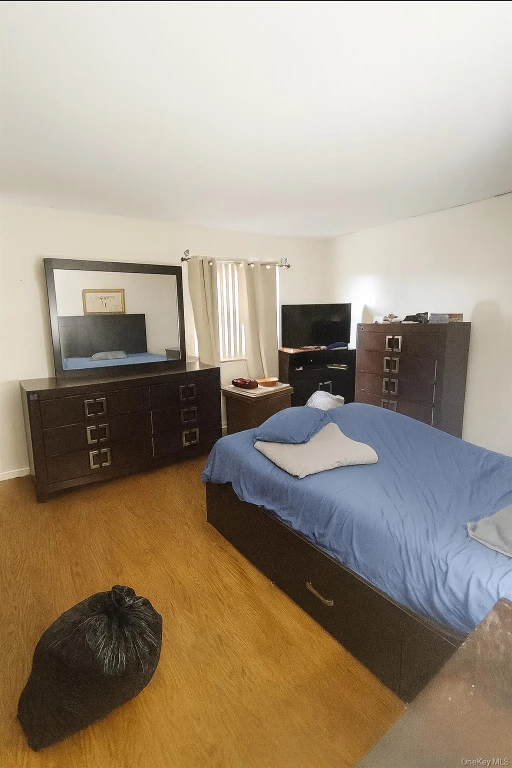 Bedroom featuring wood finished floors Bedroom featuring wood finished floors