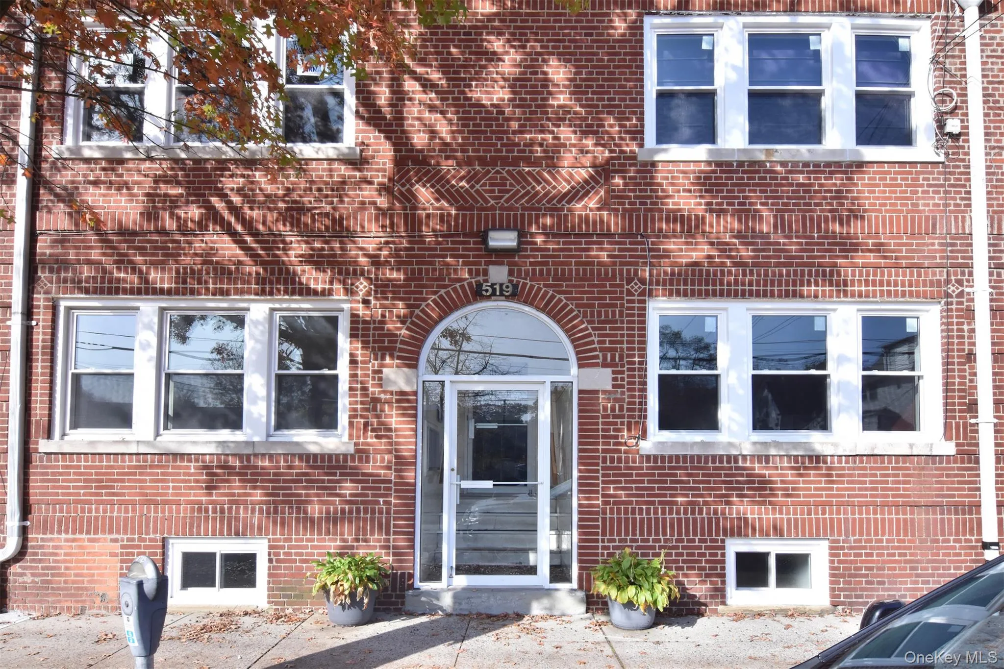 View of exterior entry featuring brick siding View of exterior entry featuring brick siding