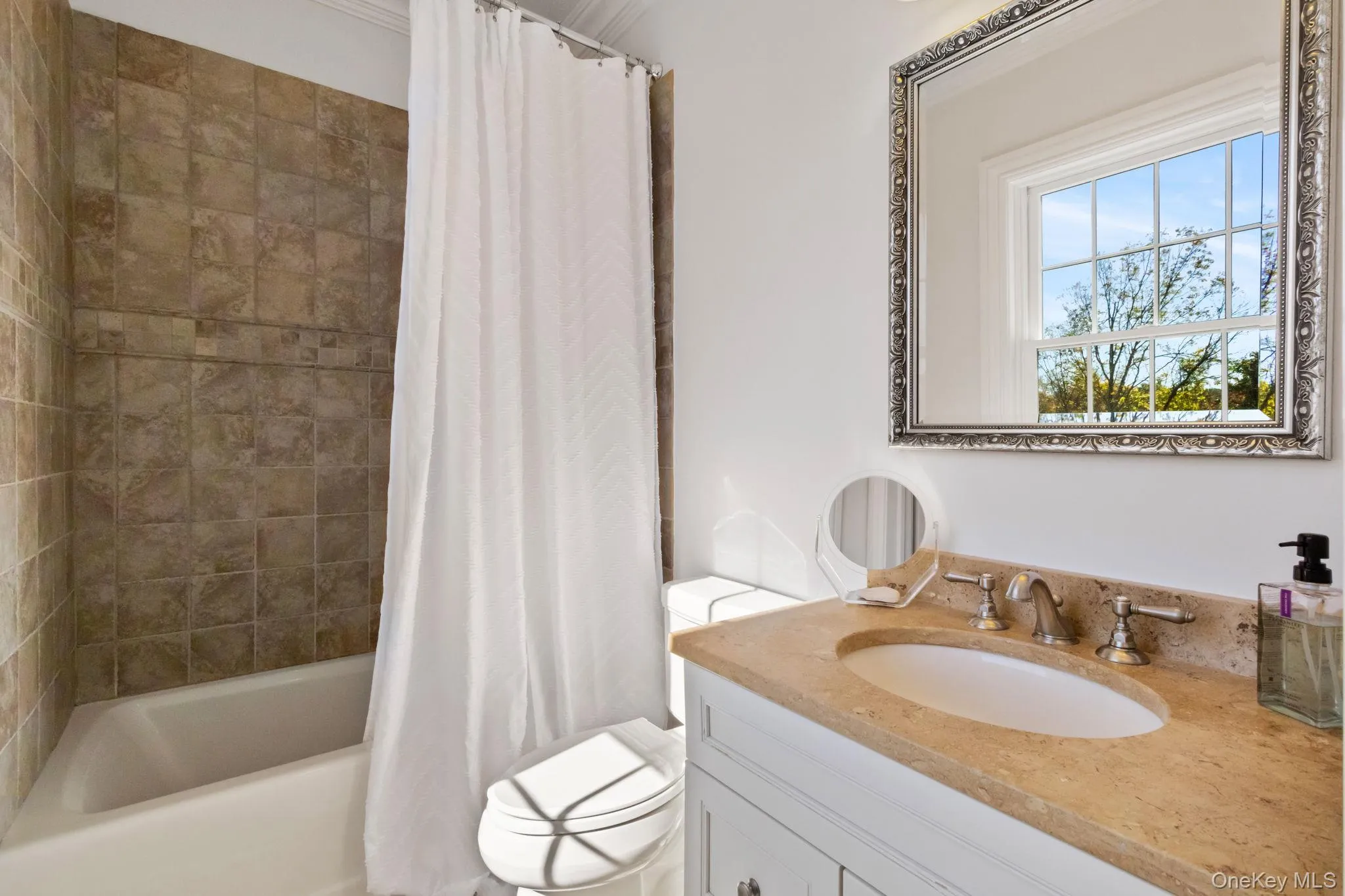 Bathroom with shower / tub combo and vanity Bathroom with shower / tub combo and vanity
