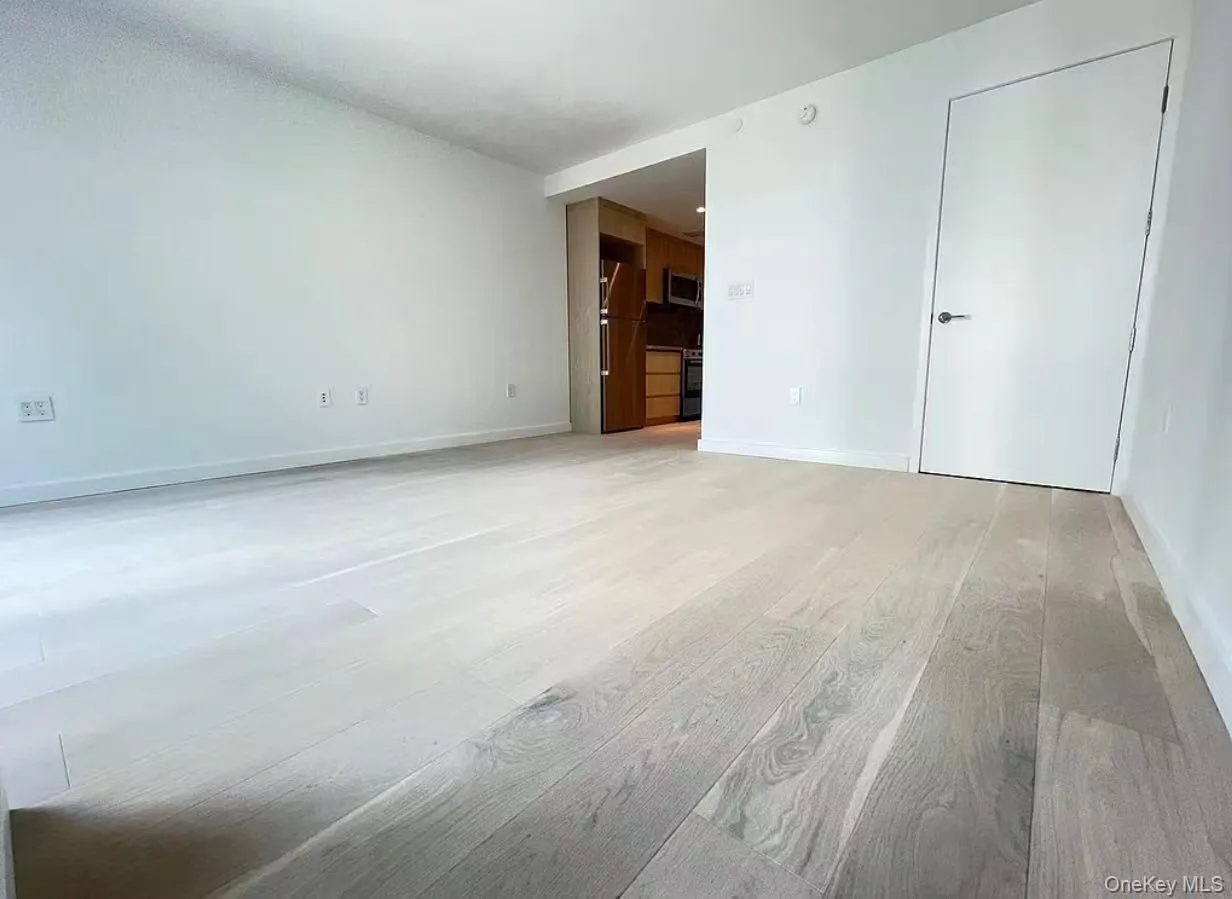 Unfurnished room with light wood-style floors and baseboards Unfurnished room with light wood-style floors and baseboards