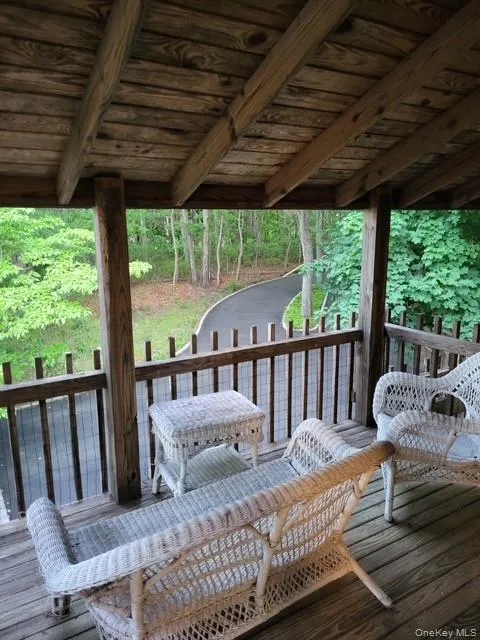View of wooden deck View of wooden deck