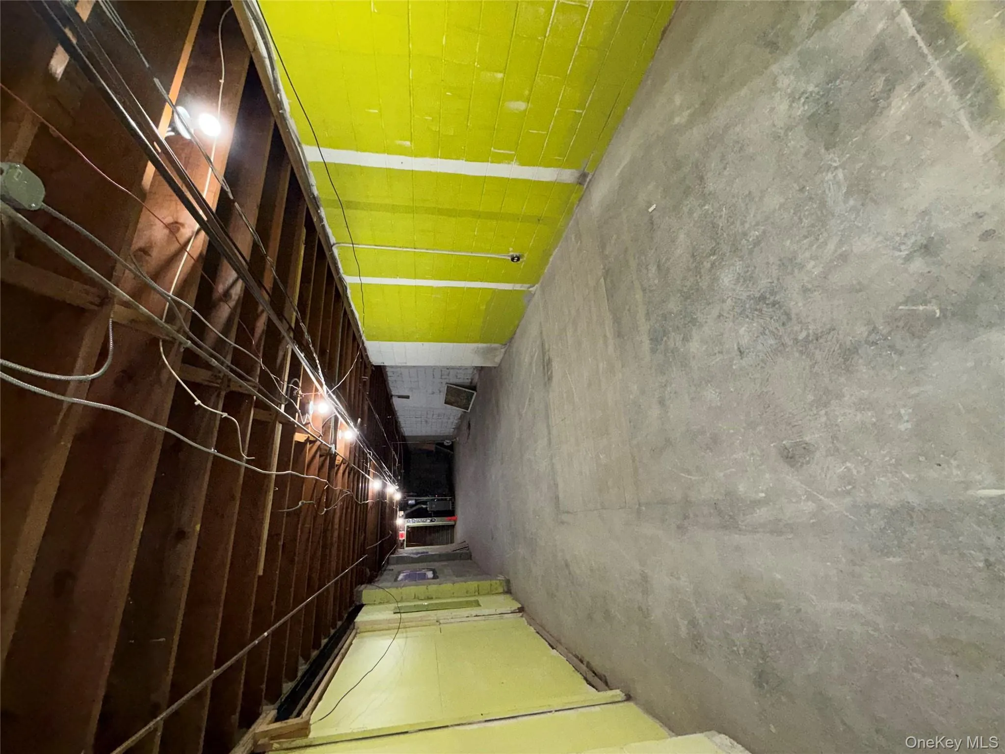 View of unfinished below grade area View of unfinished below grade area