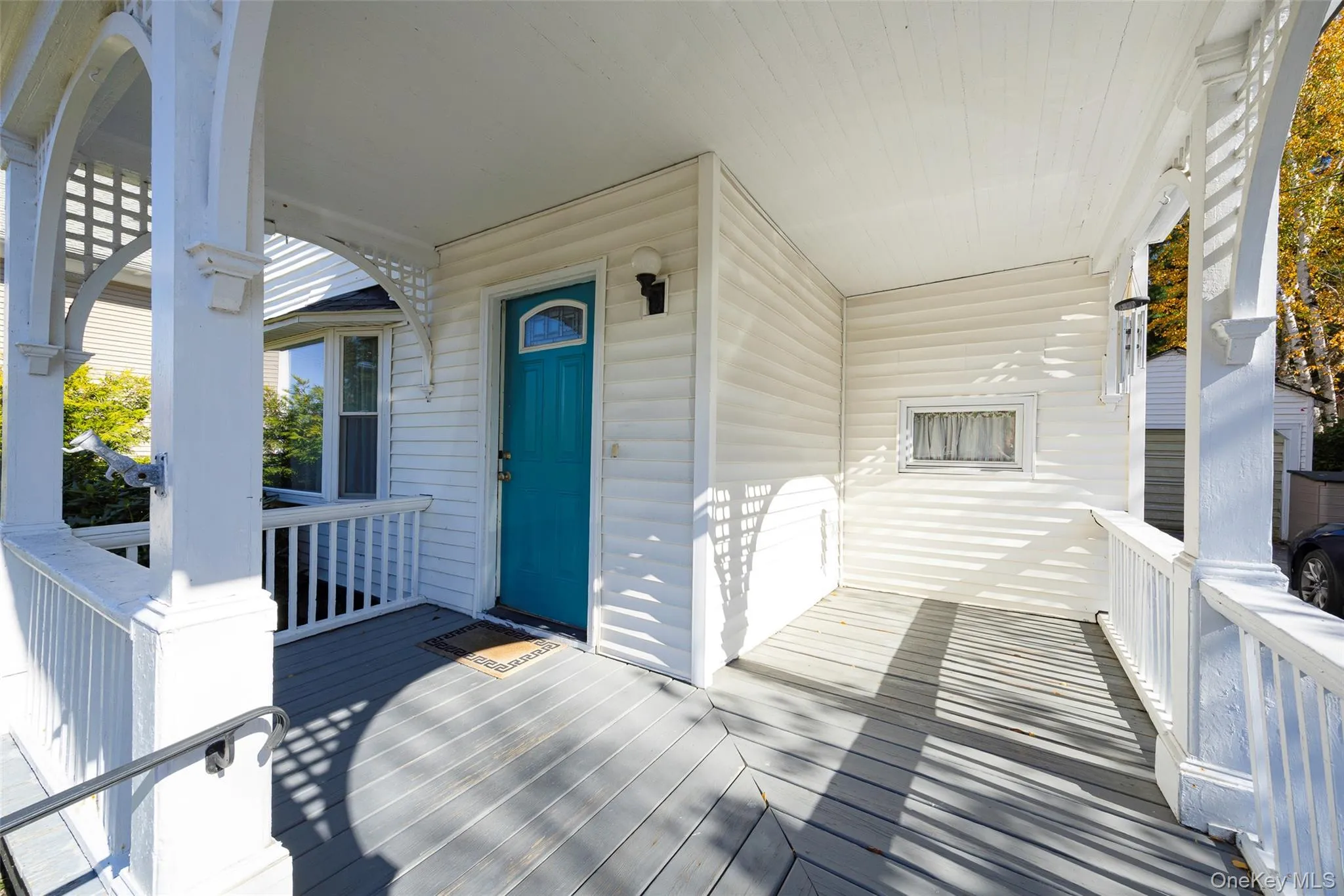View of wooden porch View of wooden porch