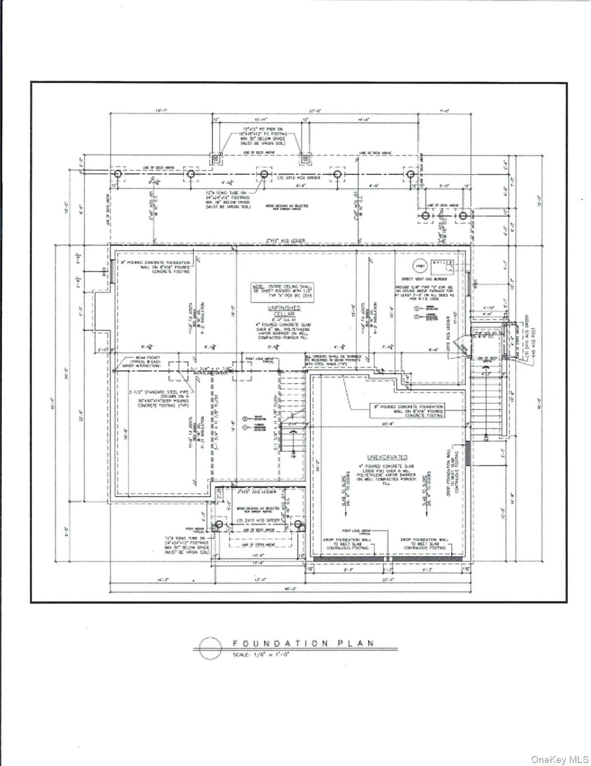 Foundation Plan Foundation Plan