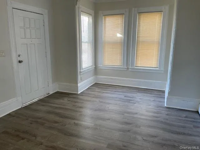 Entrance foyer with dark wood finished floors Entrance foyer with dark wood finished floors