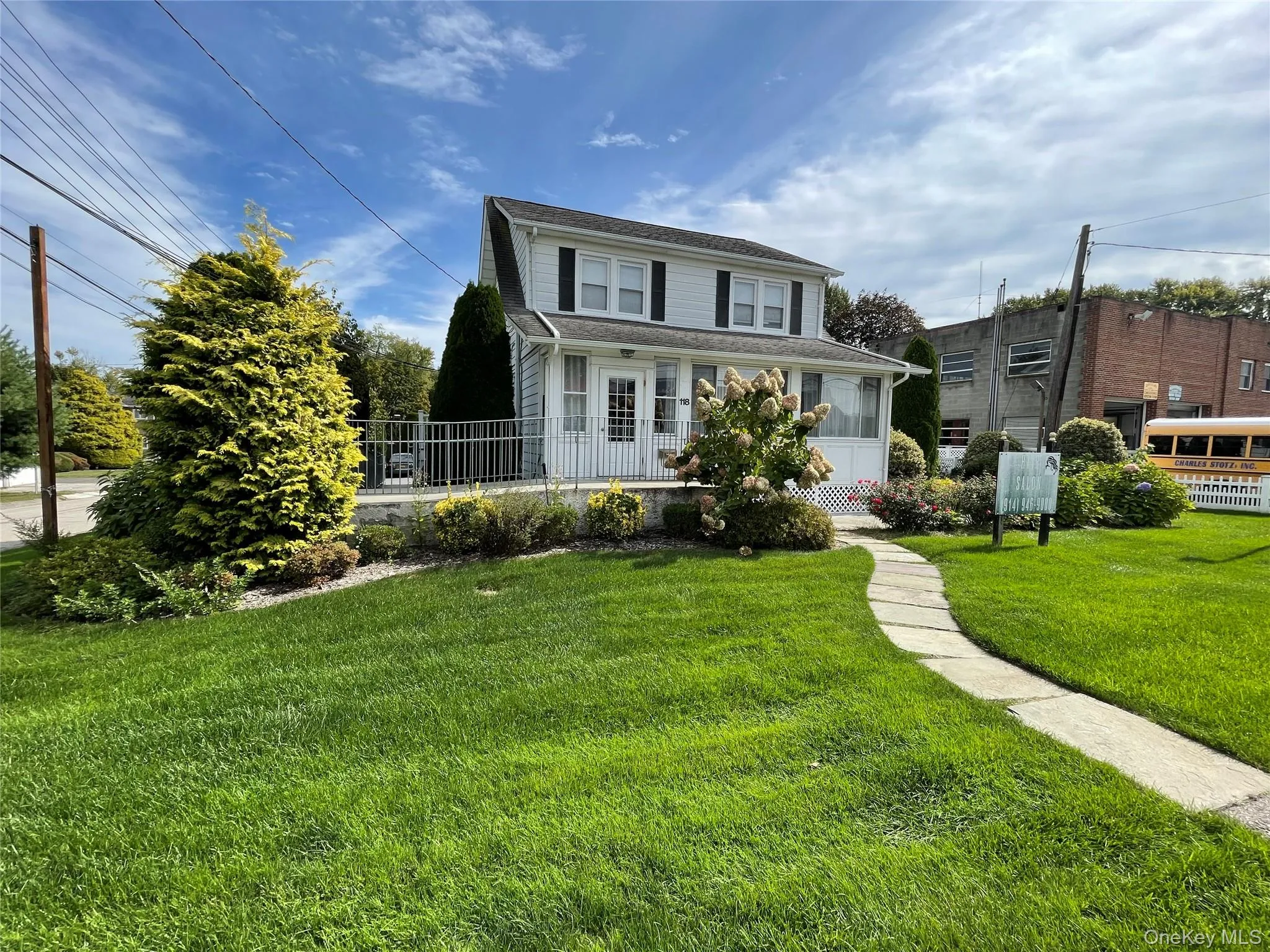 View of front of property with a front yard View of front of property with a front yard