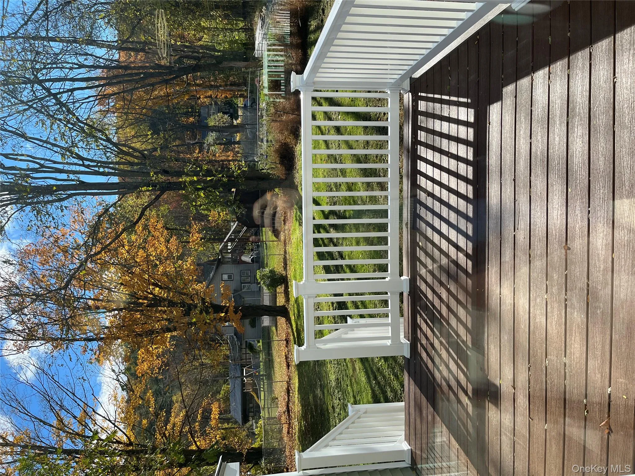 View of wooden terrace View of wooden terrace