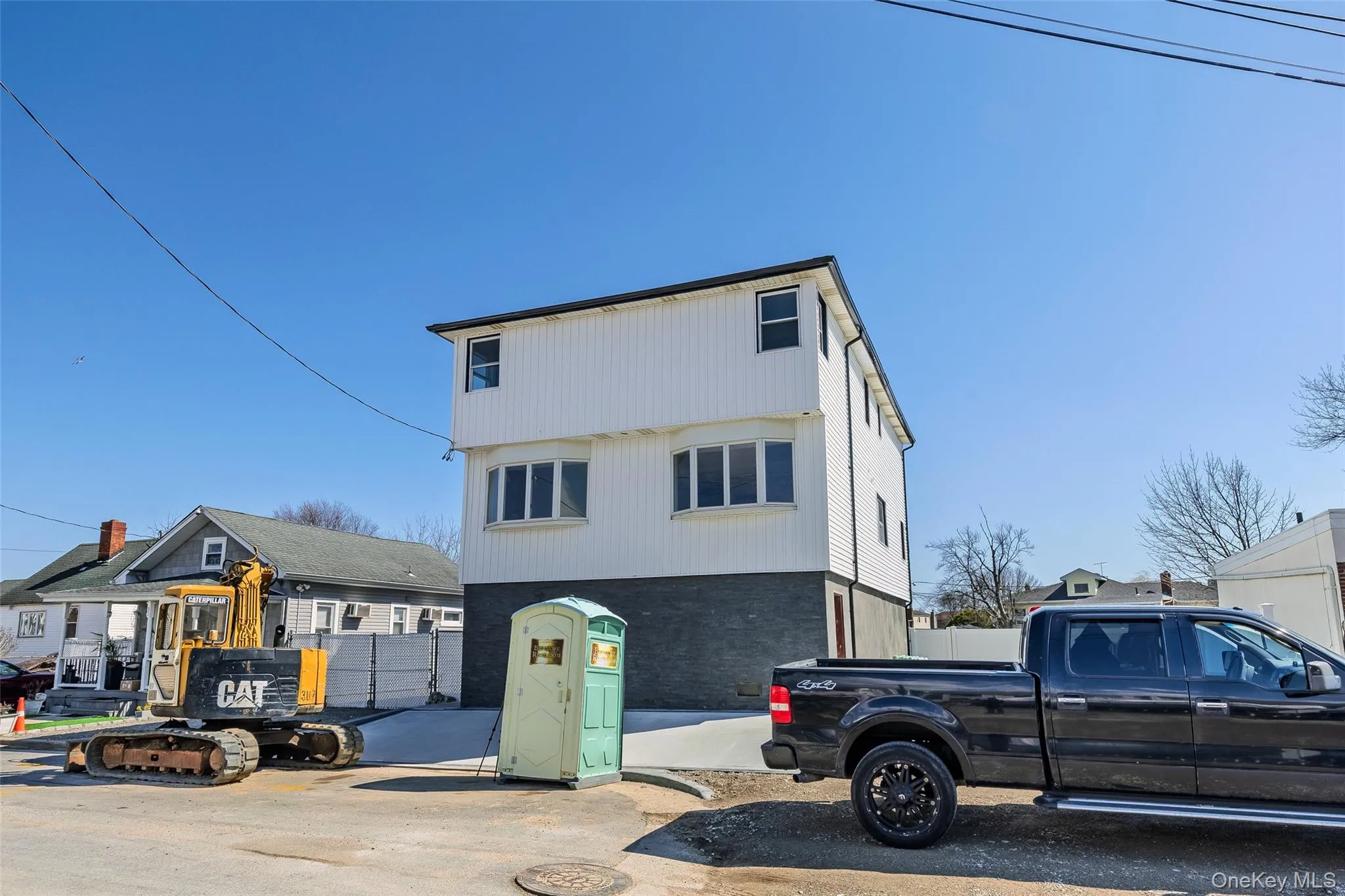 View of front of house with brick siding View of front of house with brick siding