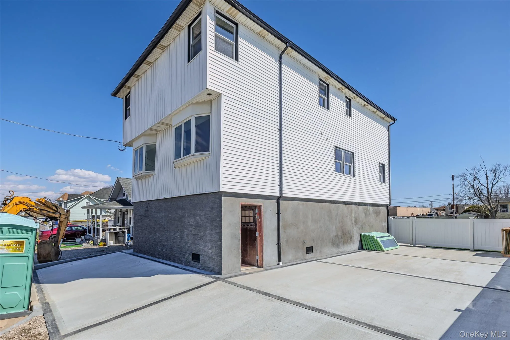 Back of property with crawl space Back of property with crawl space