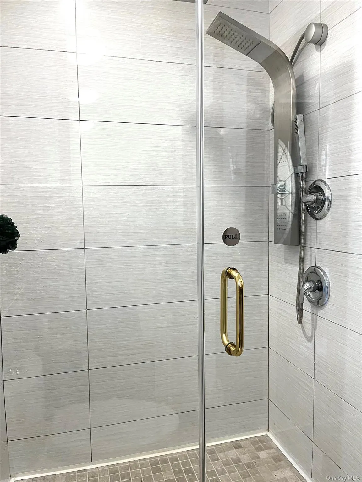 Bathroom with a stall shower Bathroom with a stall shower
