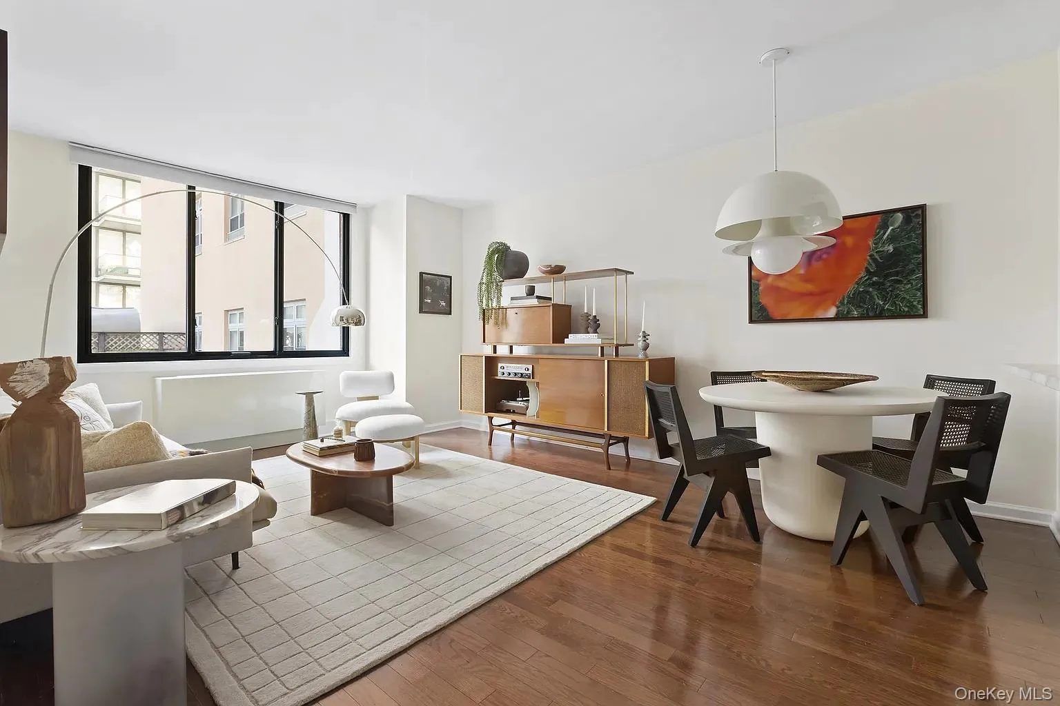 Living area featuring wood finished floors Living area featuring wood finished floors