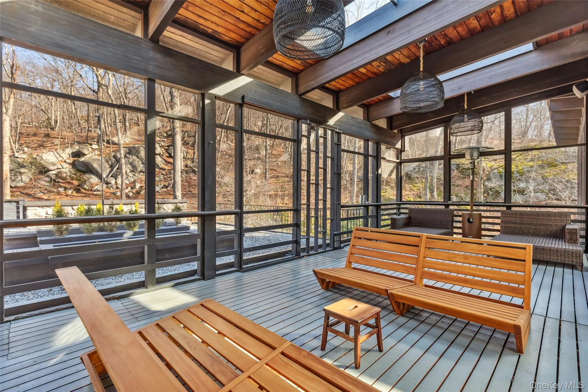 Screened-in all season room Screened-in all season room