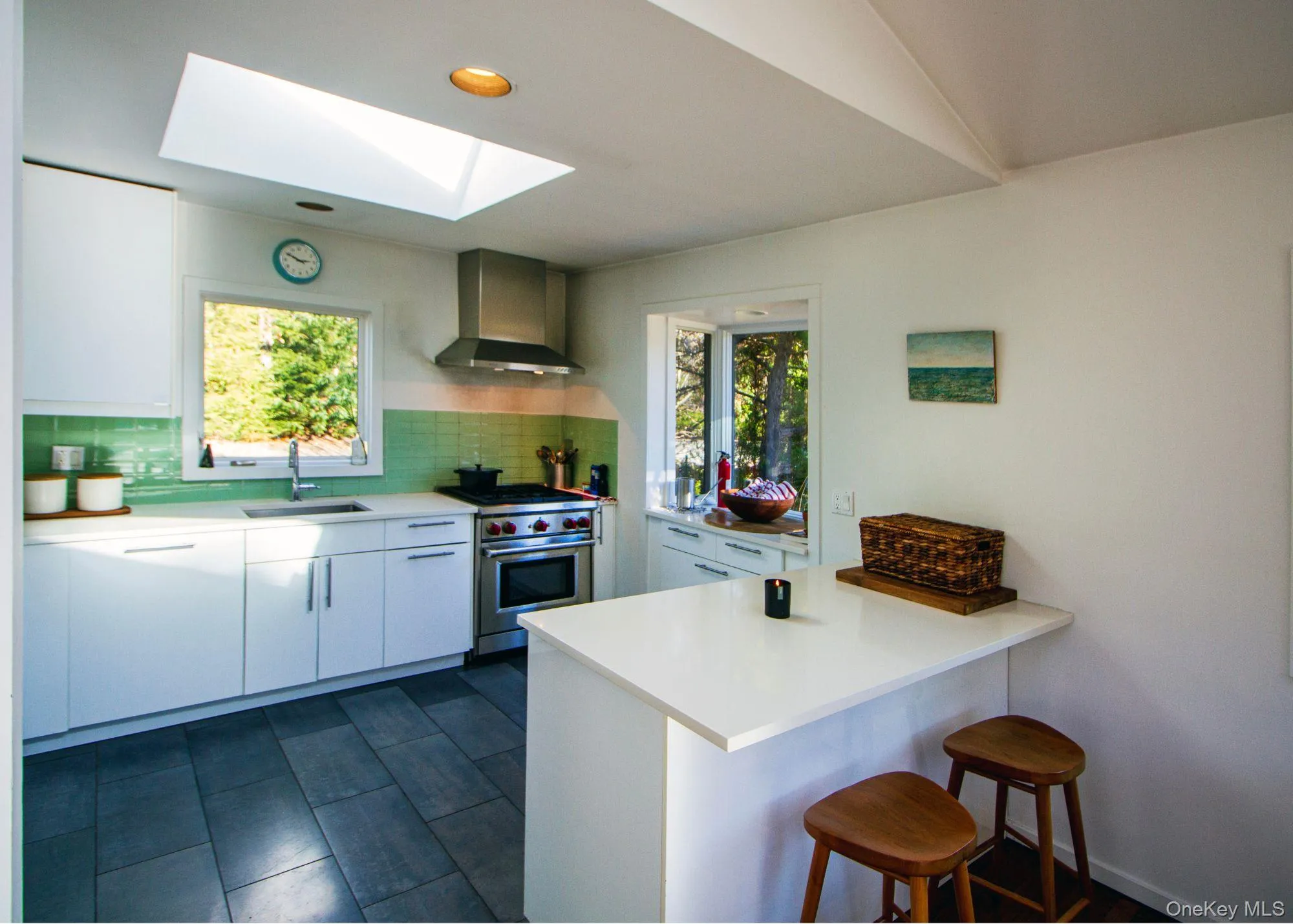 Kitchen with skylight Kitchen with skylight