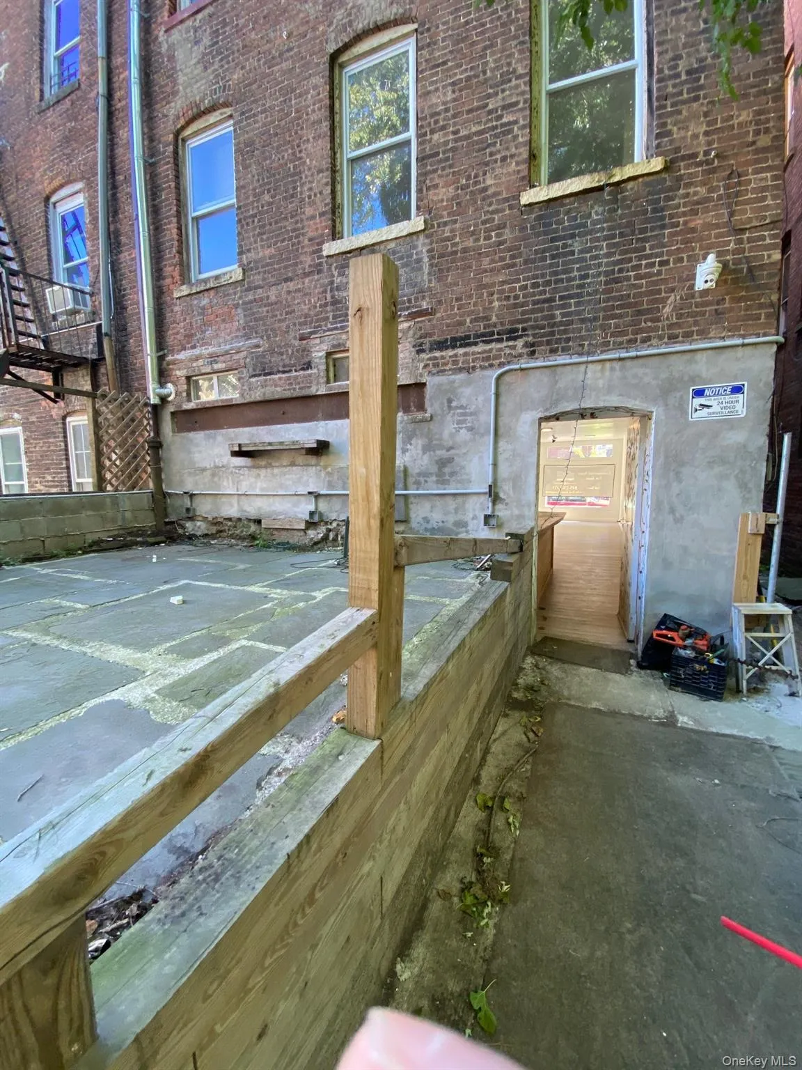 Exterior view of brick siding Exterior view of brick siding