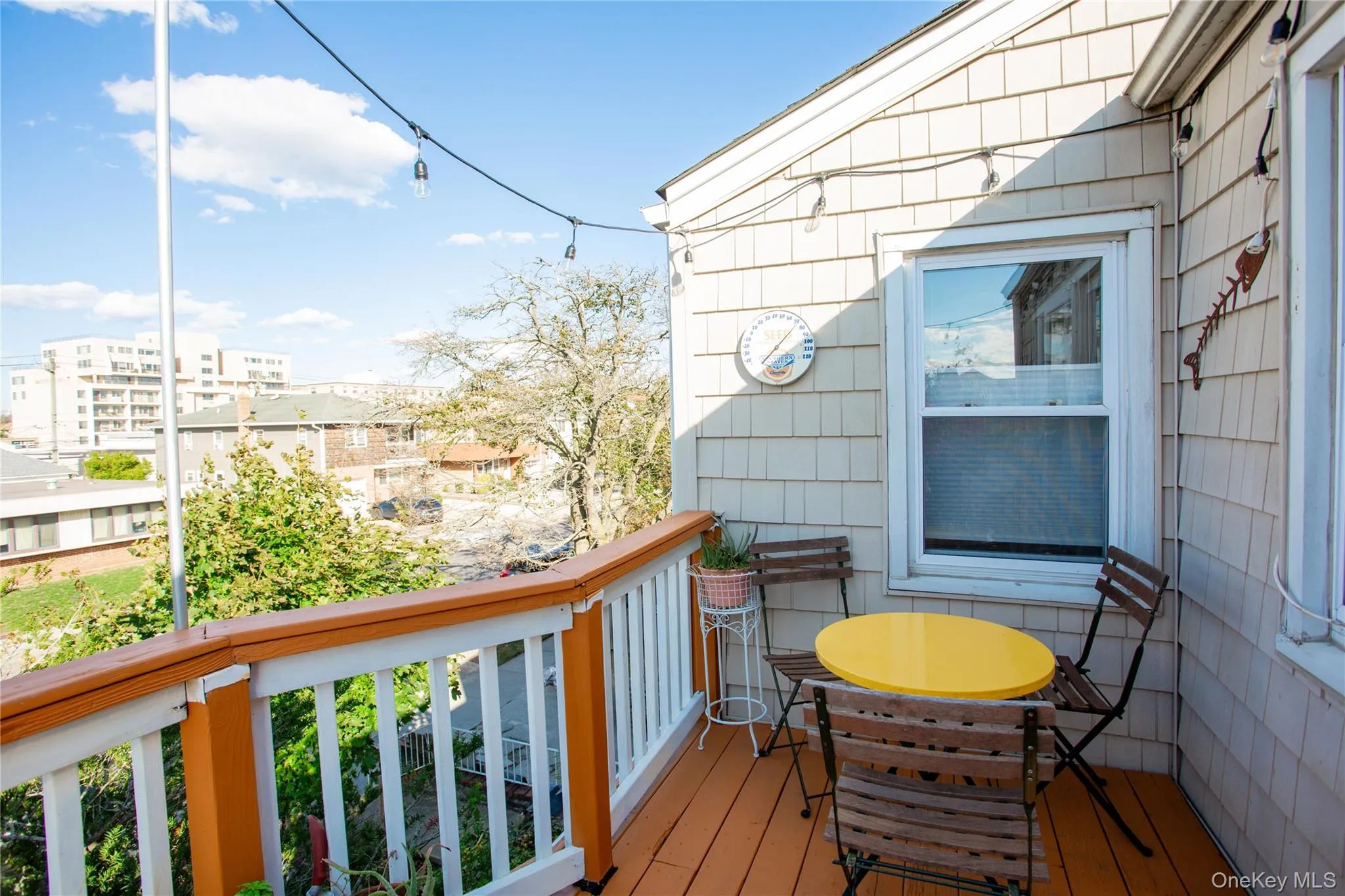 View of wooden terrace View of wooden terrace