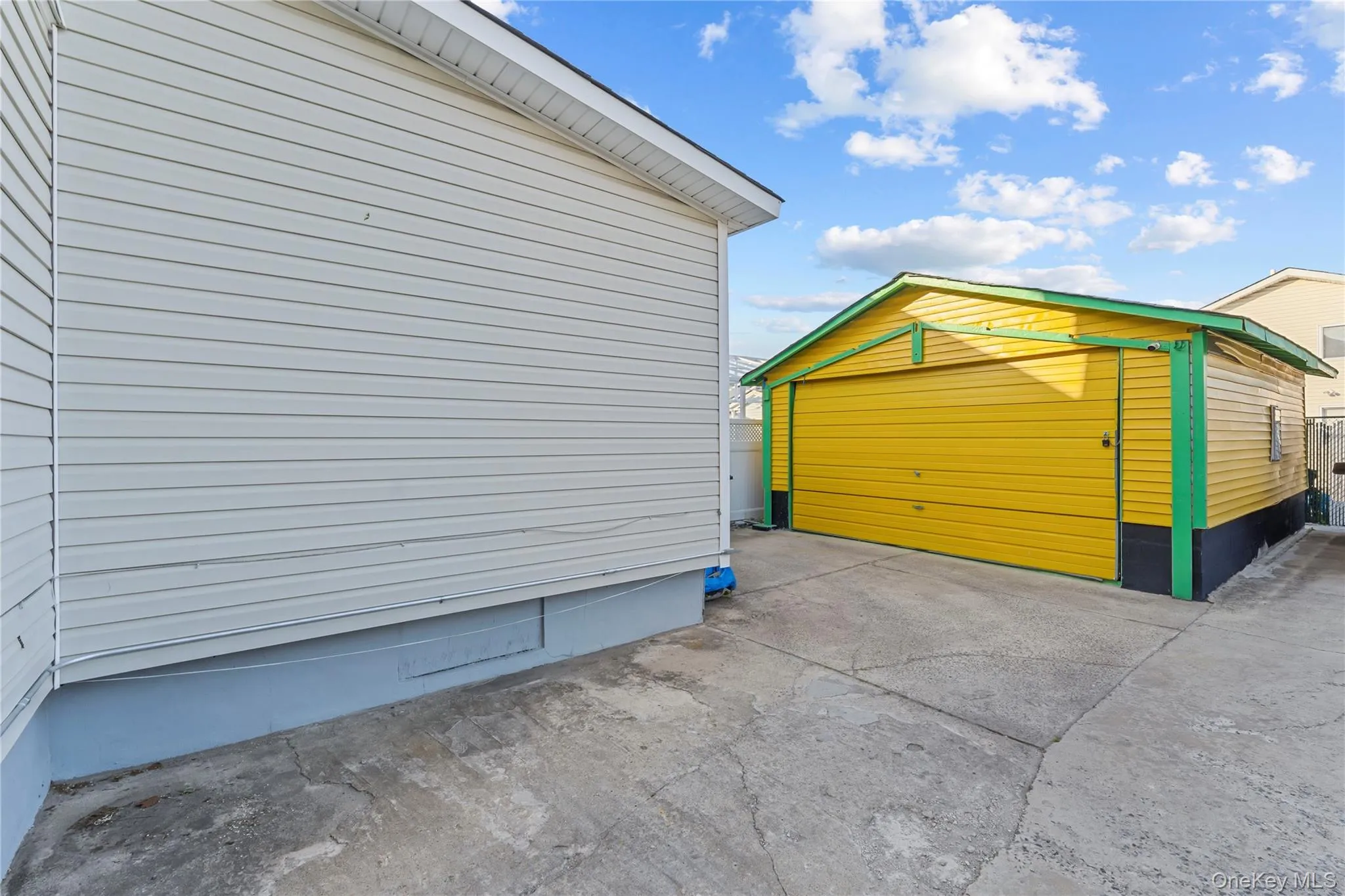 View of detached garage View of detached garage