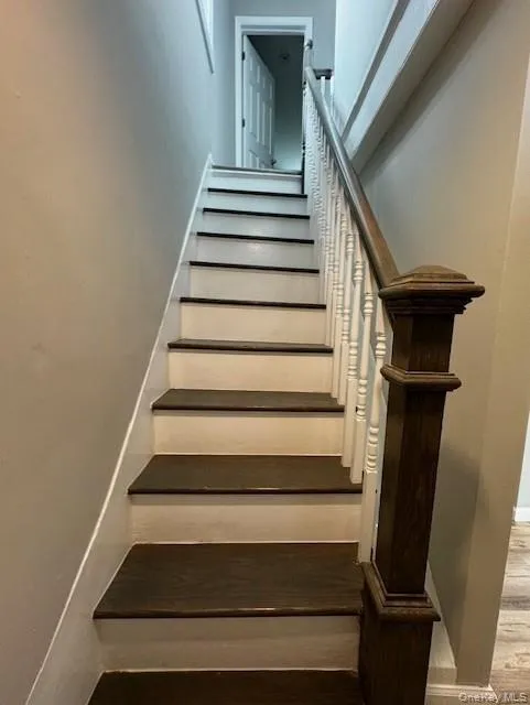 Stairs with wood-type flooring Stairs with wood-type flooring