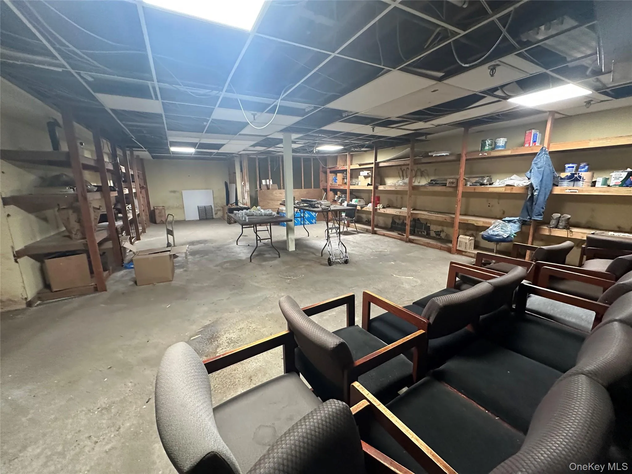 View of unfinished below grade area View of unfinished below grade area