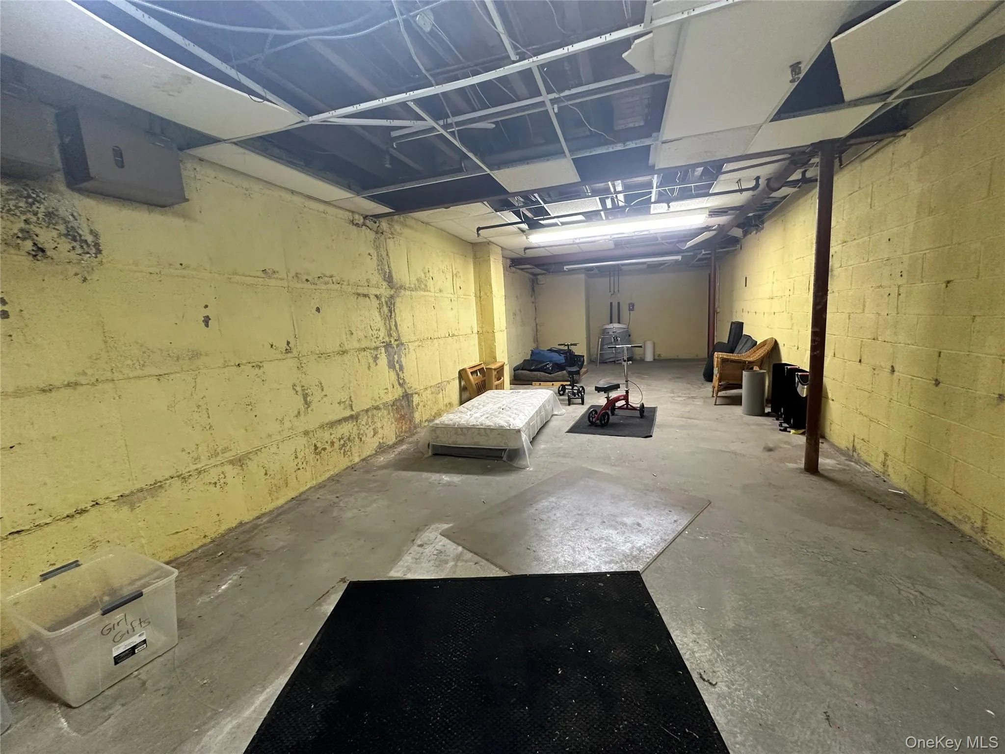 View of unfinished basement View of unfinished basement