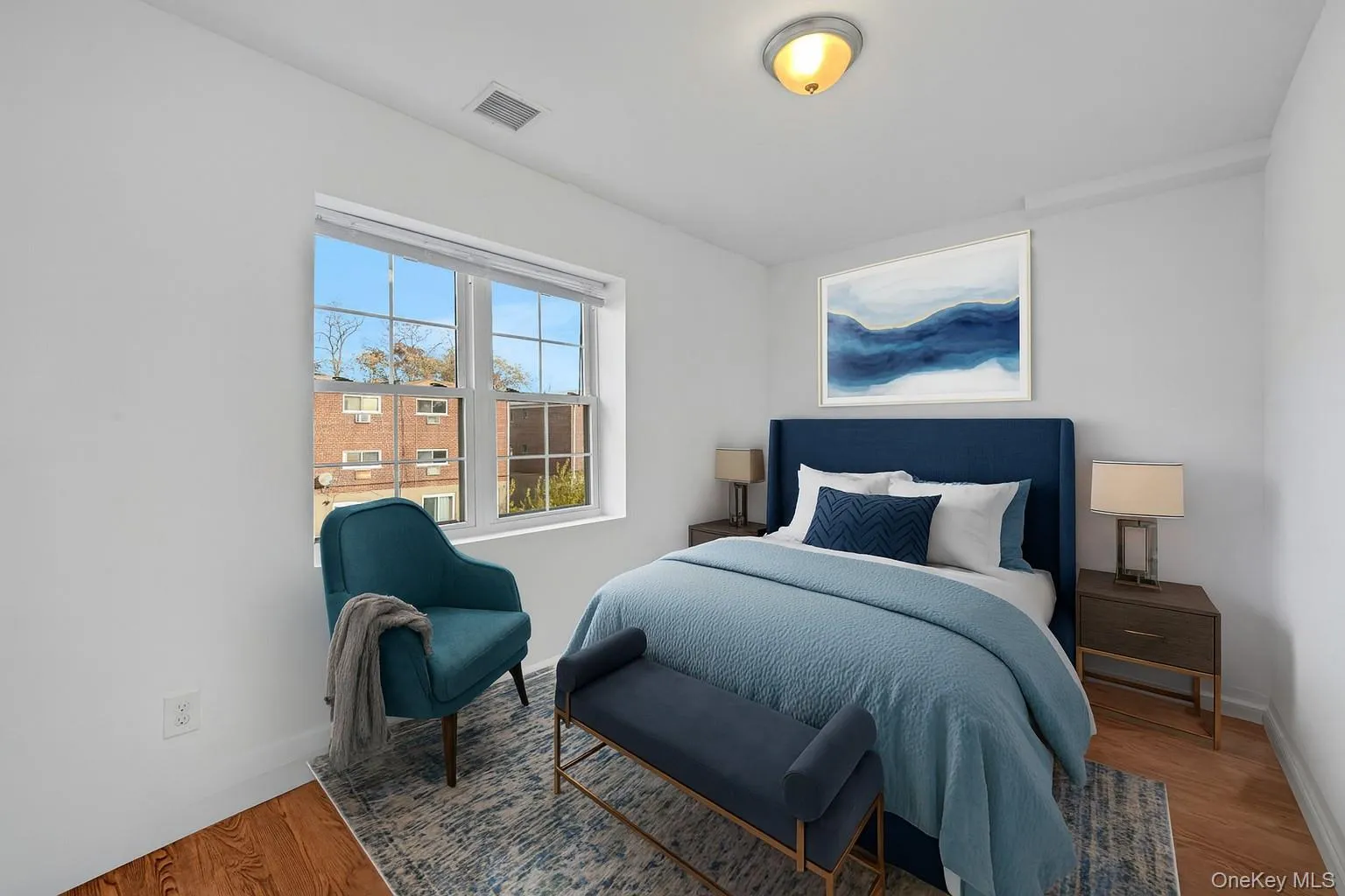 Virtually staged third bedroom Virtually staged third bedroom