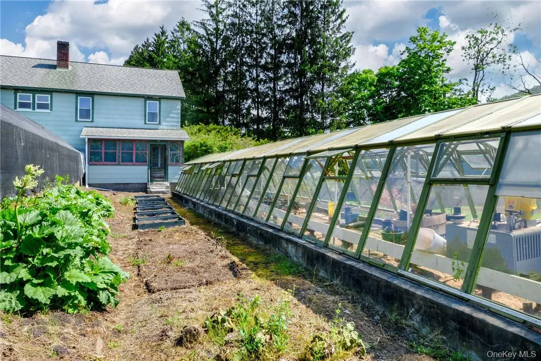 Garden bed and Greenhouse Garden bed and Greenhouse