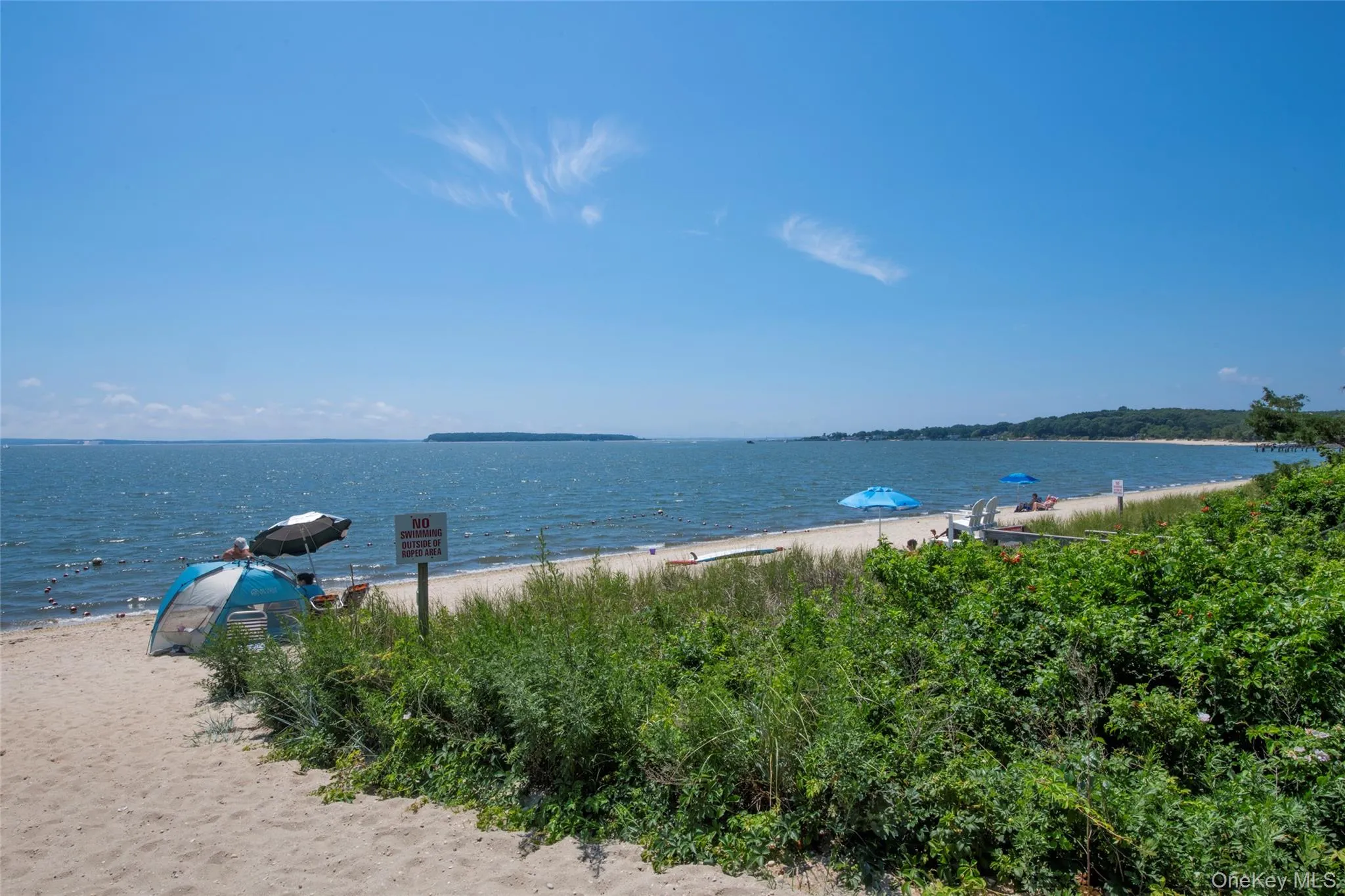 Fleets Neck bay beach Fleets Neck bay beach