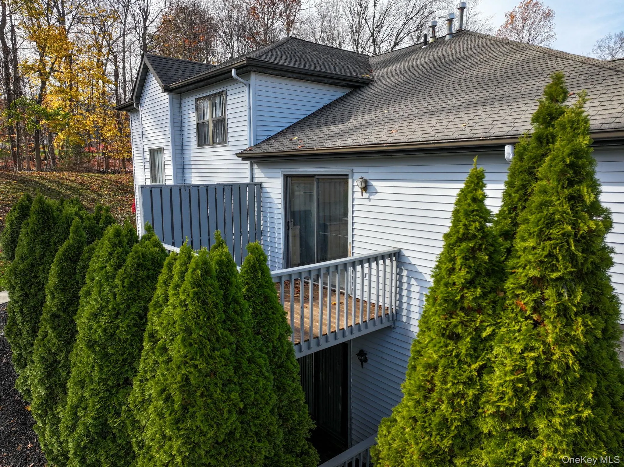 Back of property featuring roof with shingles Back of property featuring roof with shingles