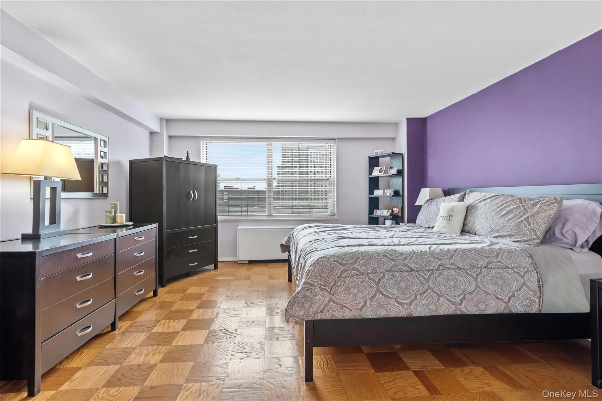 Bedroom featuring radiator heating unit Bedroom featuring radiator heating unit