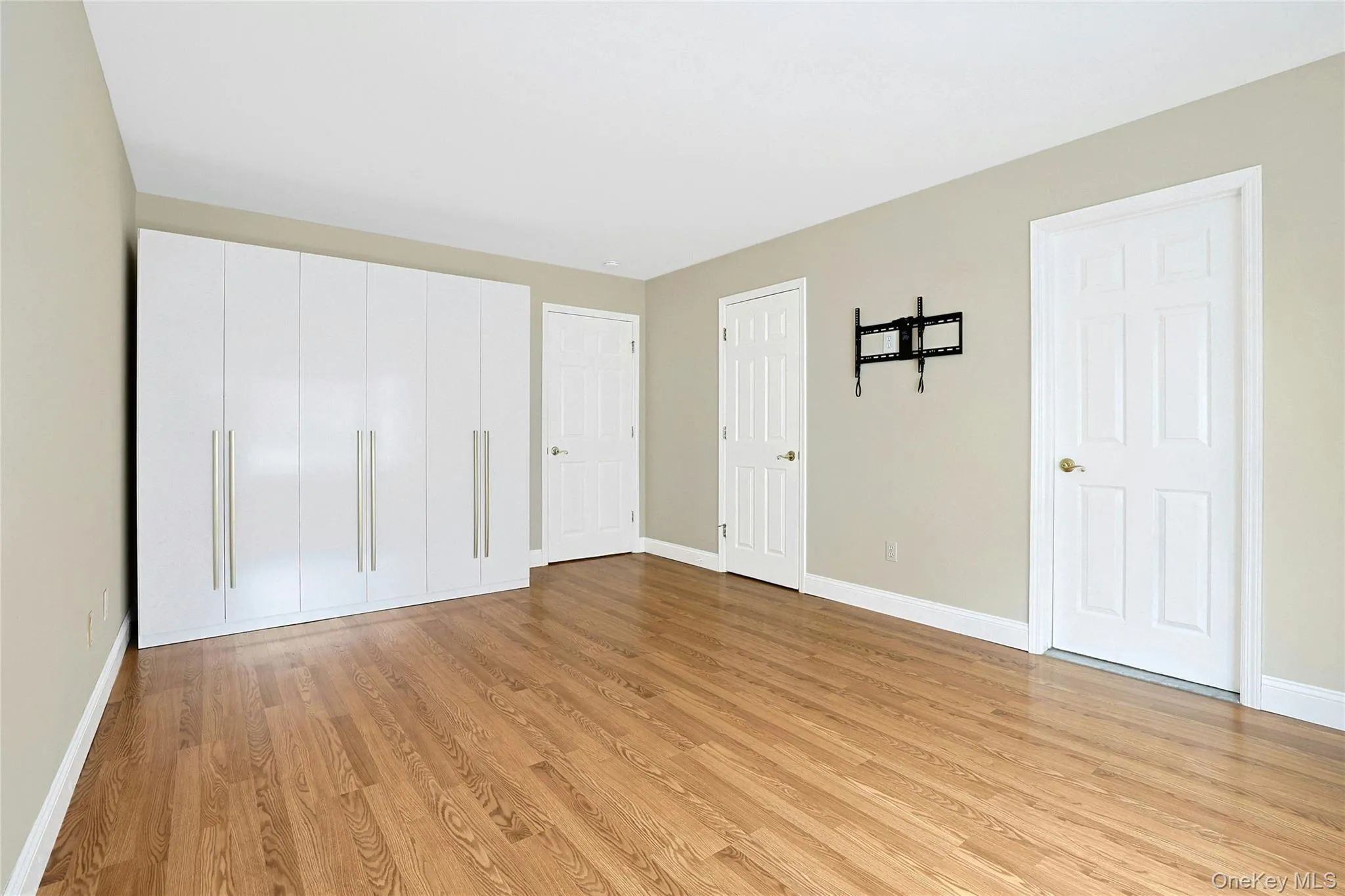 Additional storage in bedroom with separate wardrobe closet. Additional storage in bedroom with separate wardrobe closet.