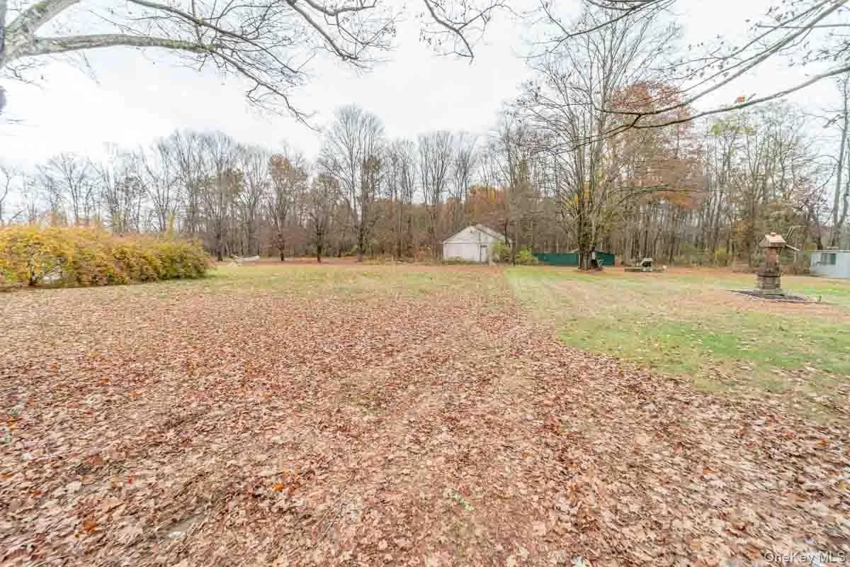 View of yard with an outbuilding View of yard with an outbuilding