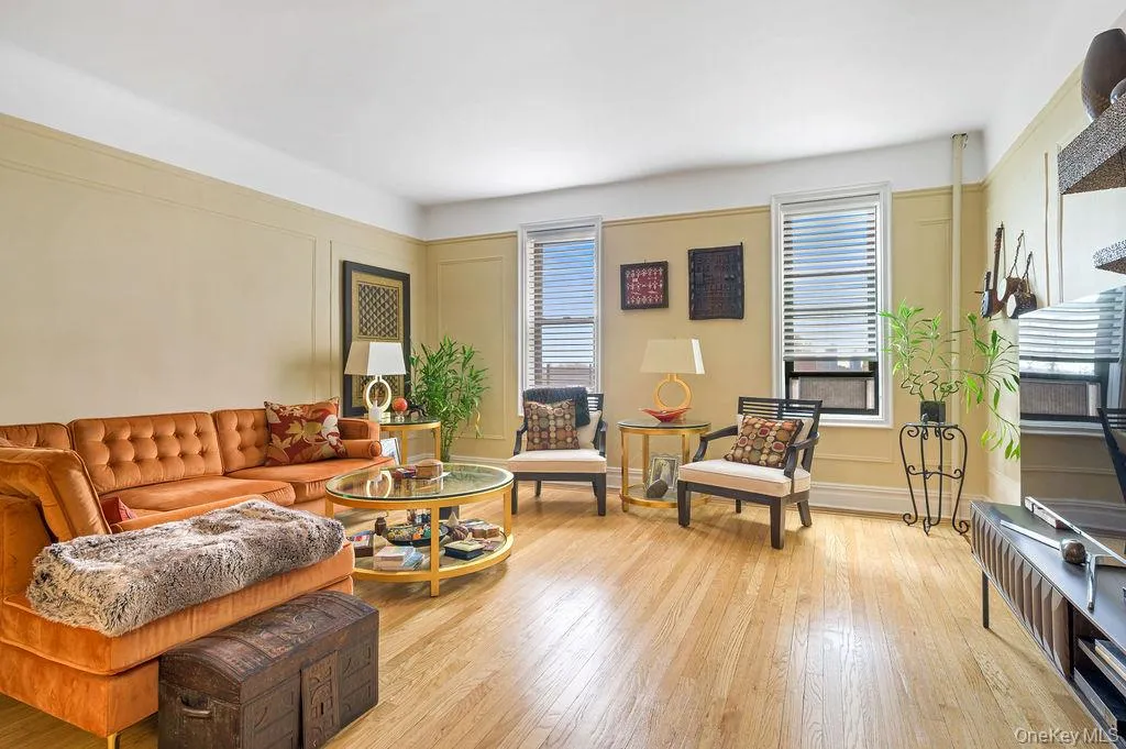 Living room is bright and airy. Living room is bright and airy.