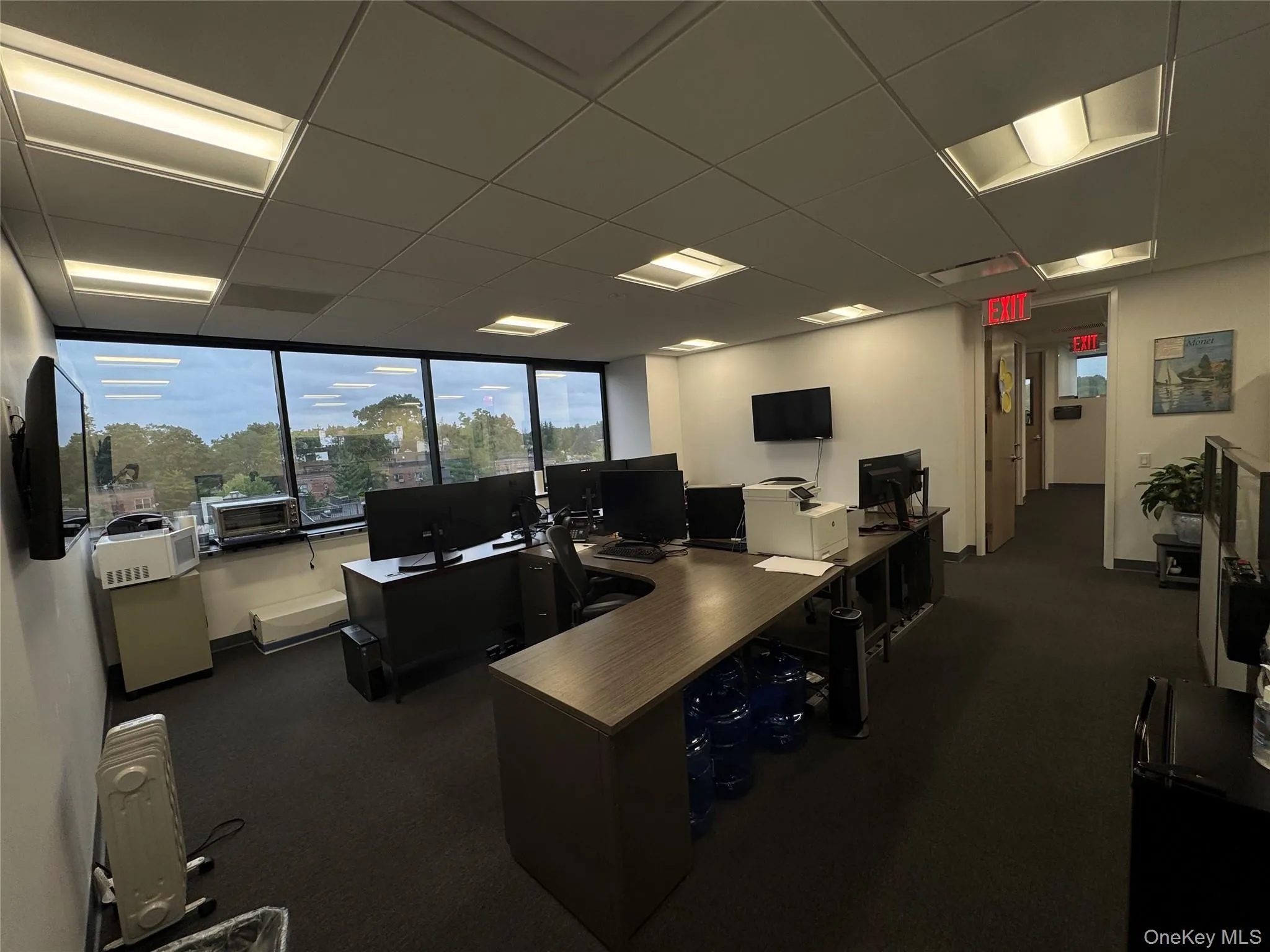 Office featuring a paneled ceiling Office featuring a paneled ceiling